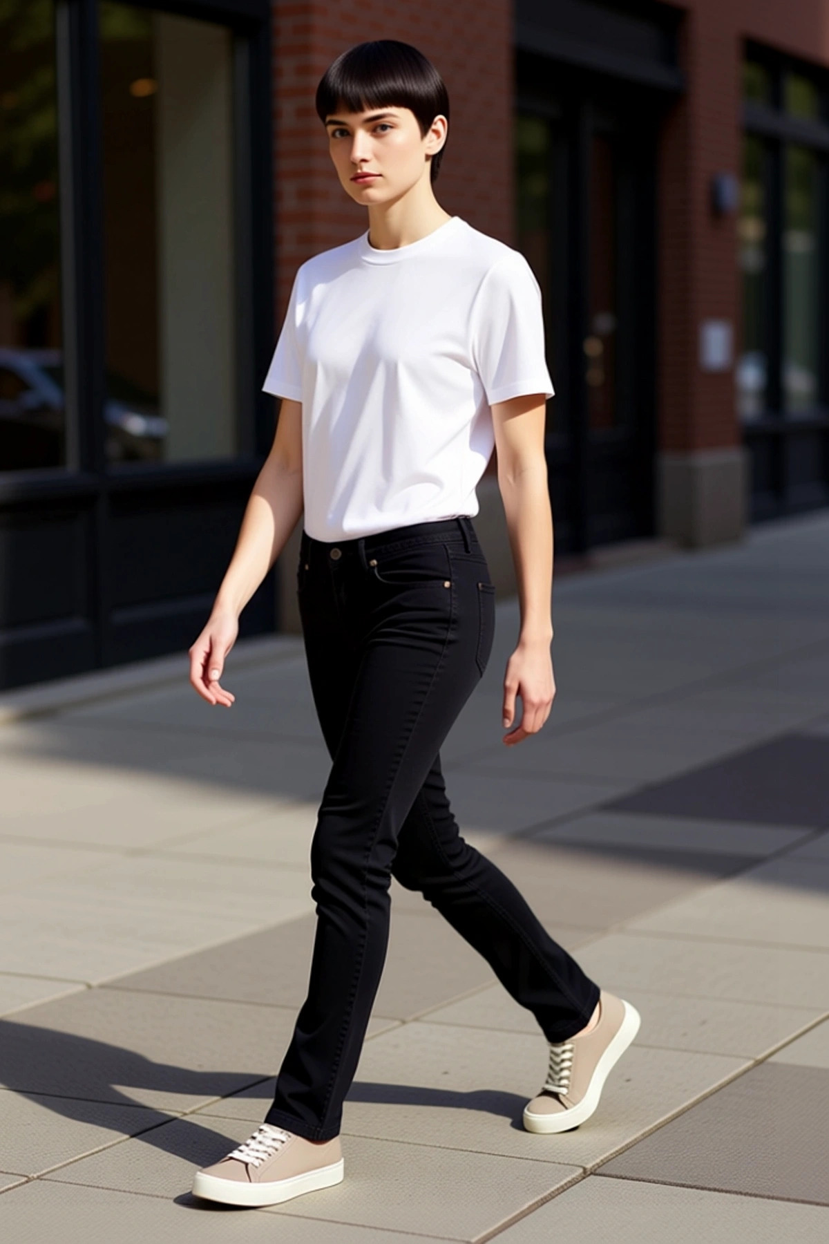 Erkek Moda Skinny Fit Denim Kot Pantolon Stretch Kumaş Günlük Kullanım Mevsimlik Kullanım