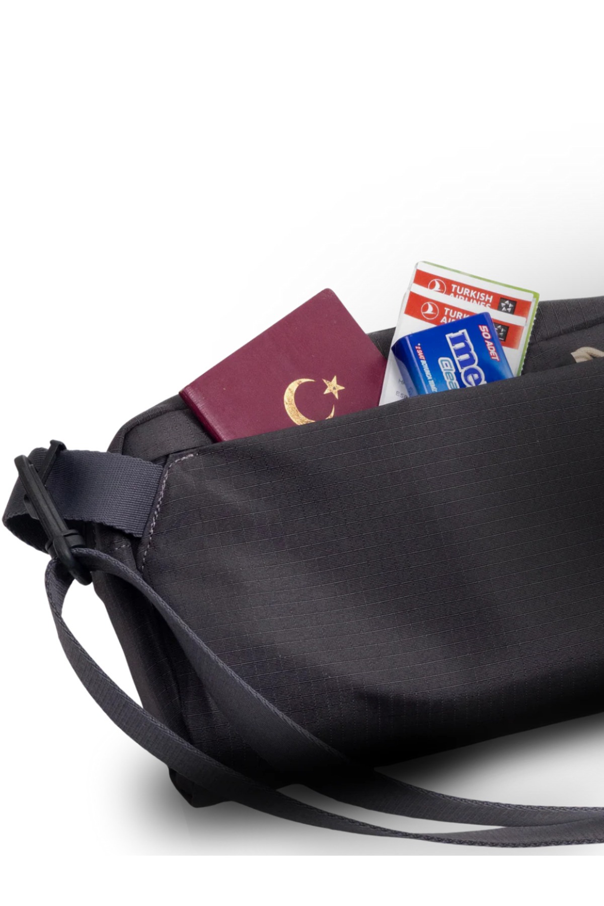 KraftCover  Rove Sling Unisex Su Geçirmez Çapraz Çanta | Hafif, Katlanabilir, Leke Tutmaz - Görsel 8