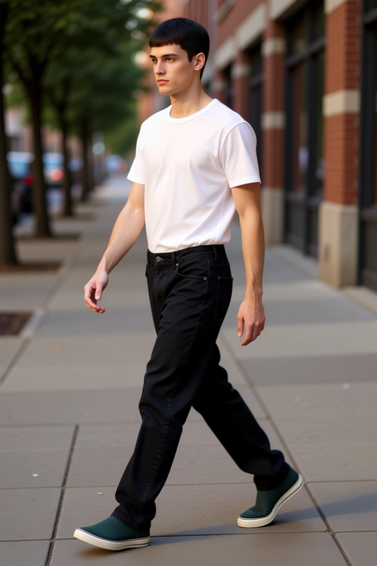 Erkek Moda Pamuk Regular Fit Boyfriend Kot Pantolon Rahat Günlük Stil Mevsimlik Kullanım