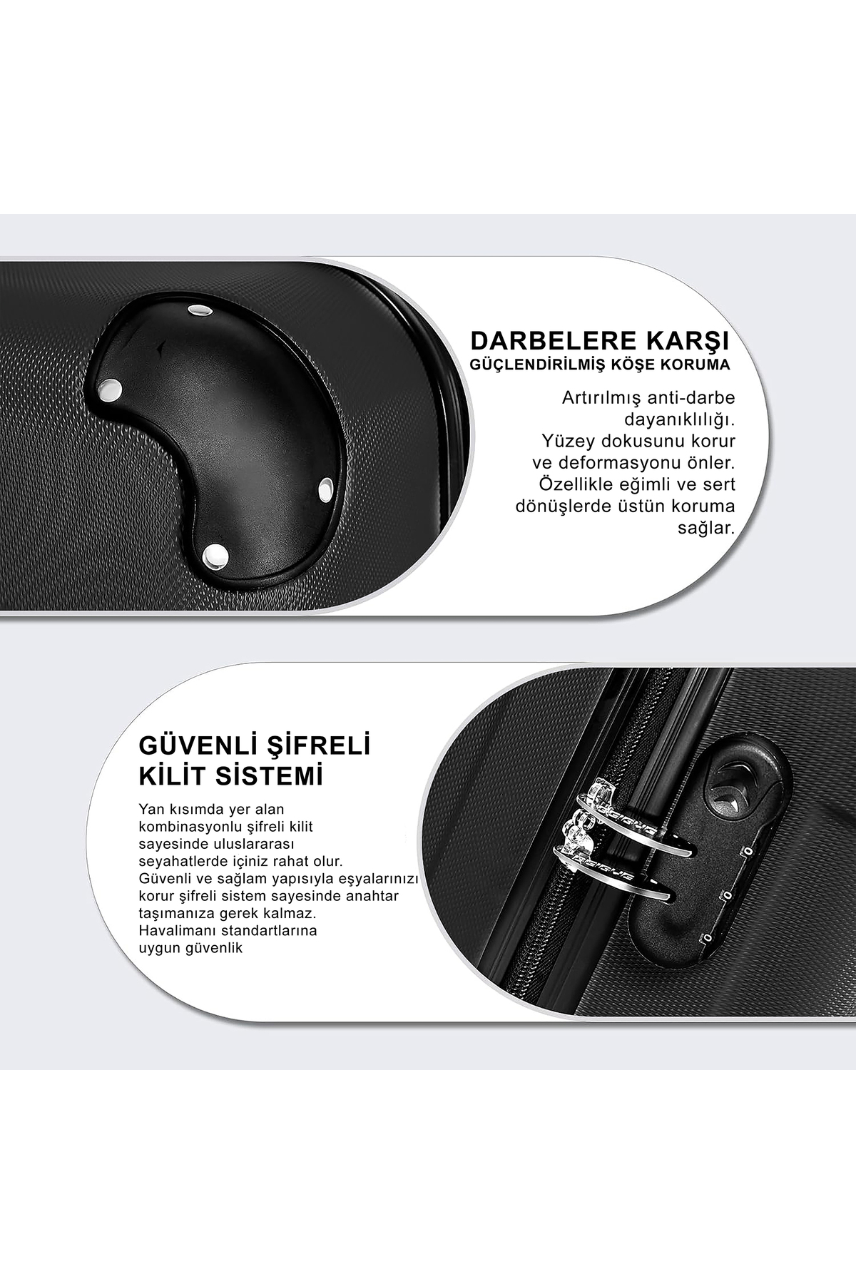 ANTHONY JACKSON  Ultra Hafif ABS Valiz TRION - Görsel 5