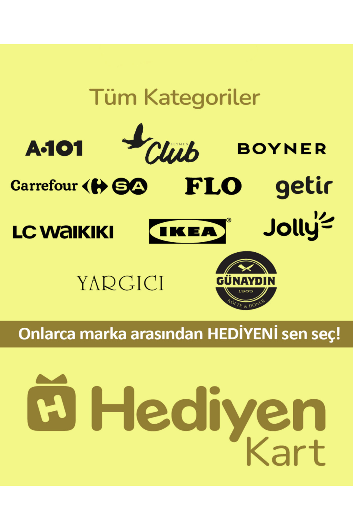 Hediyen Kart Hediyen Krt Tüm Kategoriler 1000 Try
