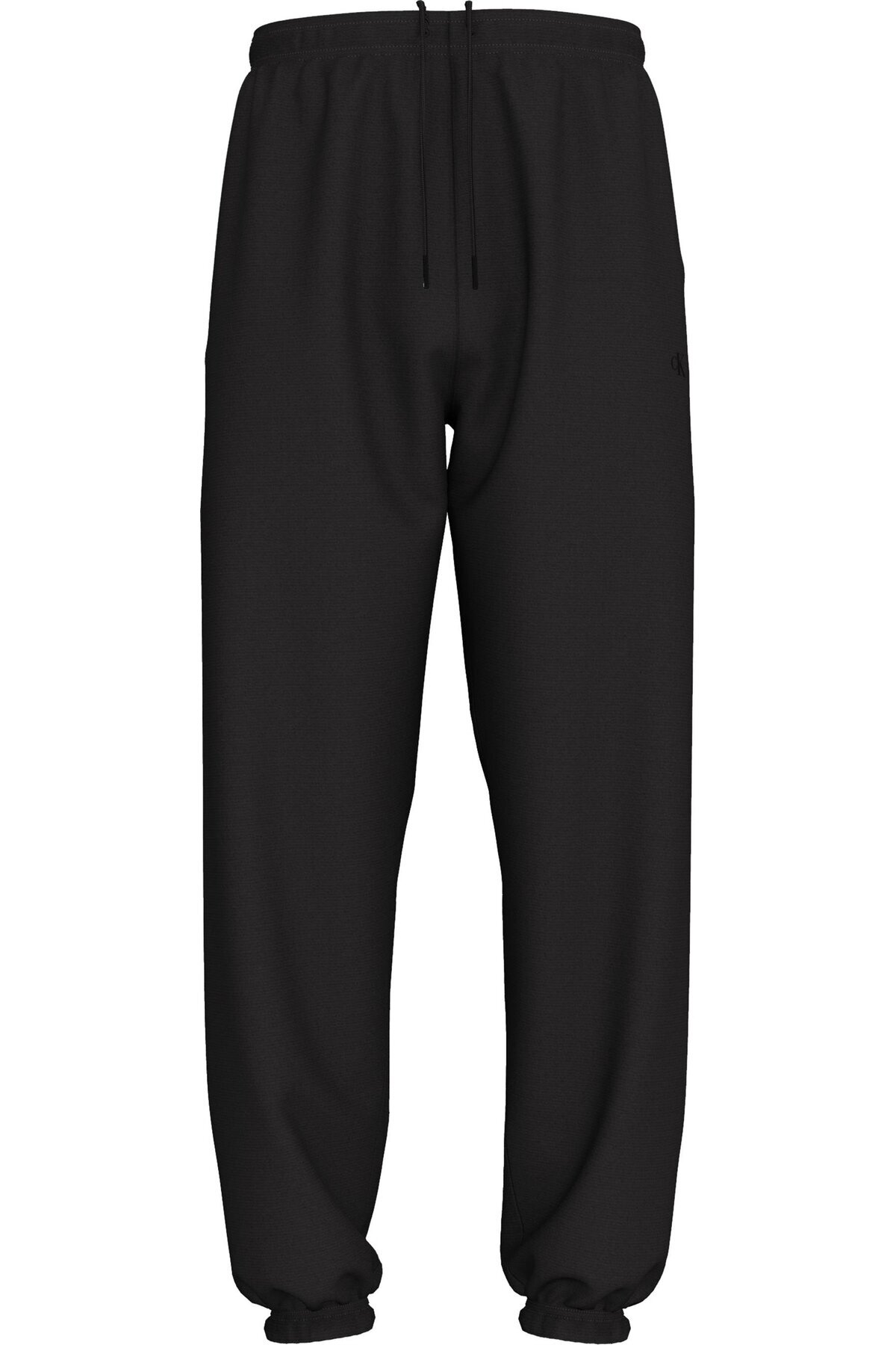 کلوین کلاین شلوار ورزشی مردانه طرح جوگر گلدوزی شده با مونوگرام سایز معمولی - مشکی