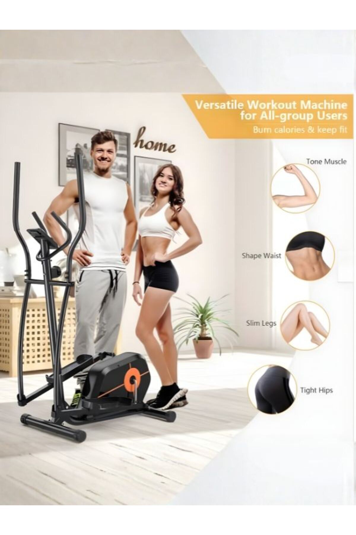 دراجة تمارين مع شاشة LCD ومقاومة مغناطيسية قابلة ل...