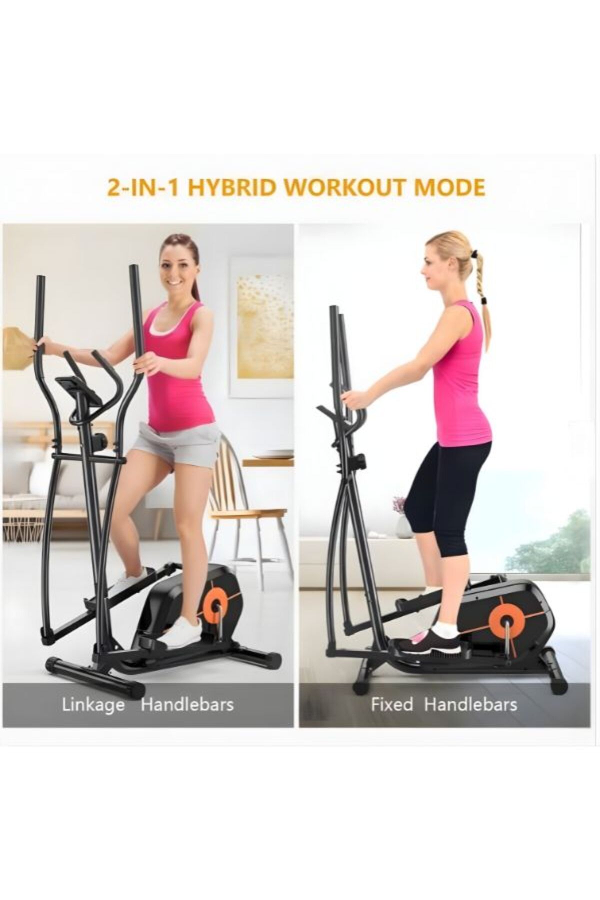 دراجة تمارين مع شاشة LCD ومقاومة مغناطيسية قابلة ل...