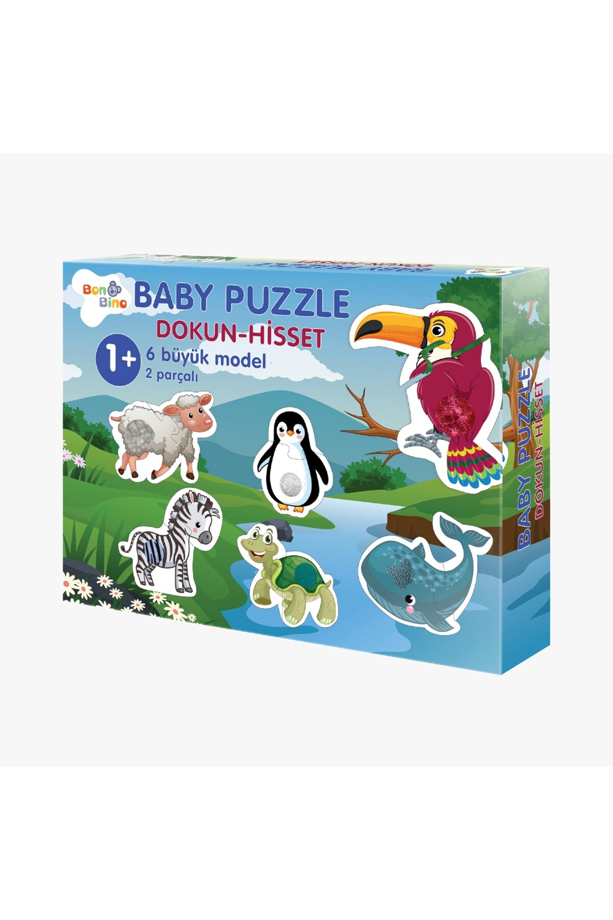 Bonkido Dokun Hisset Baby Puzzle 12 Tanesi Dokulu 24 Dev Parça