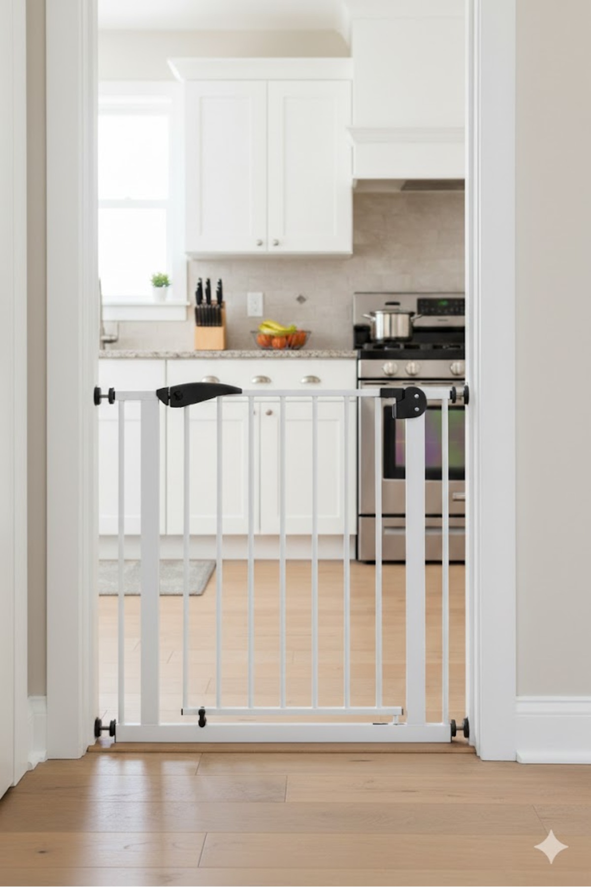 Baby Plus Beyaz Bebek Güvenlik Kapısı fotoğrafı 4 (önizleme)