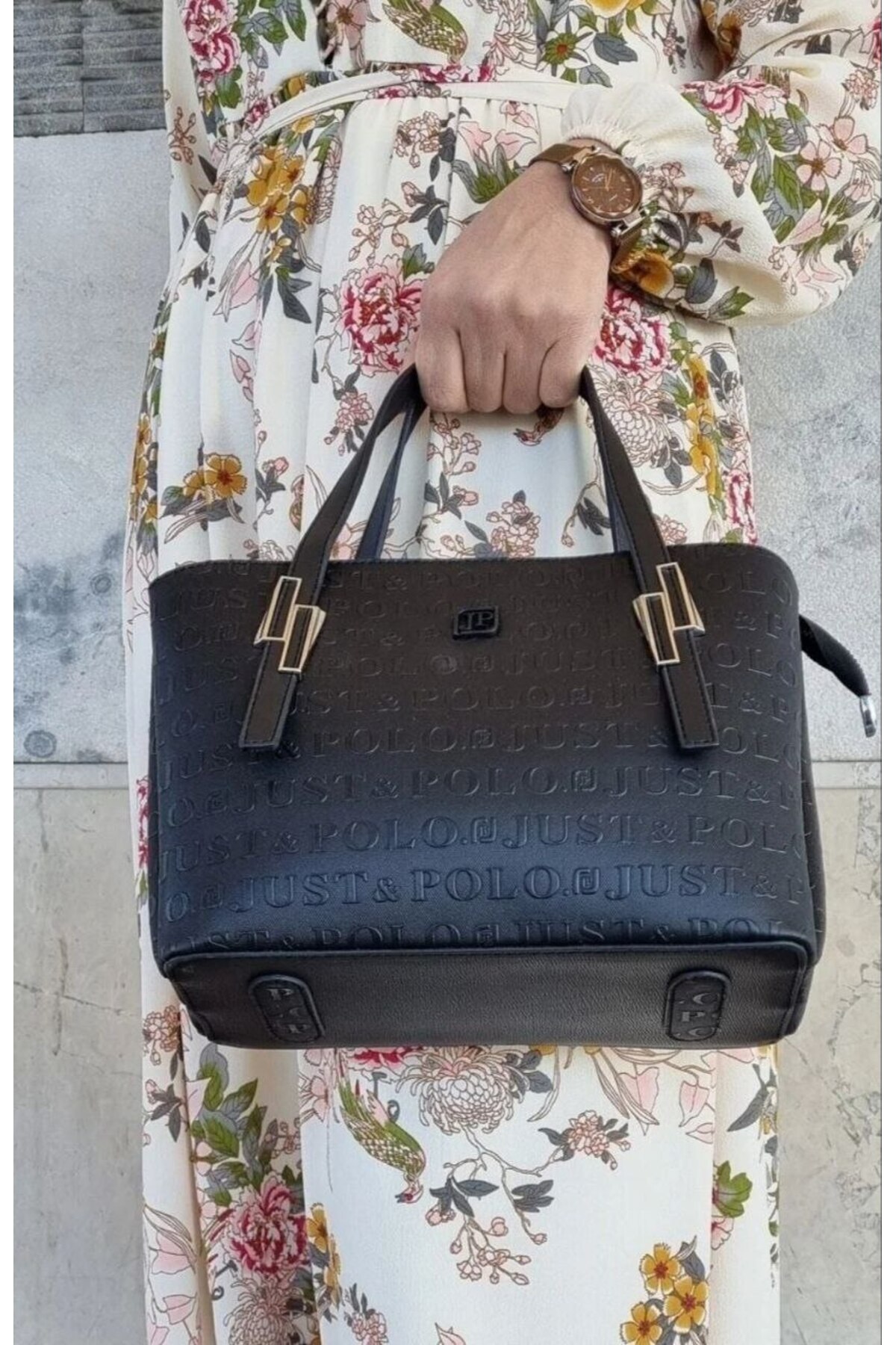 Just Polo Justpolo Women's Adjustable Long Strap Shoulder Bag New Season Fabric