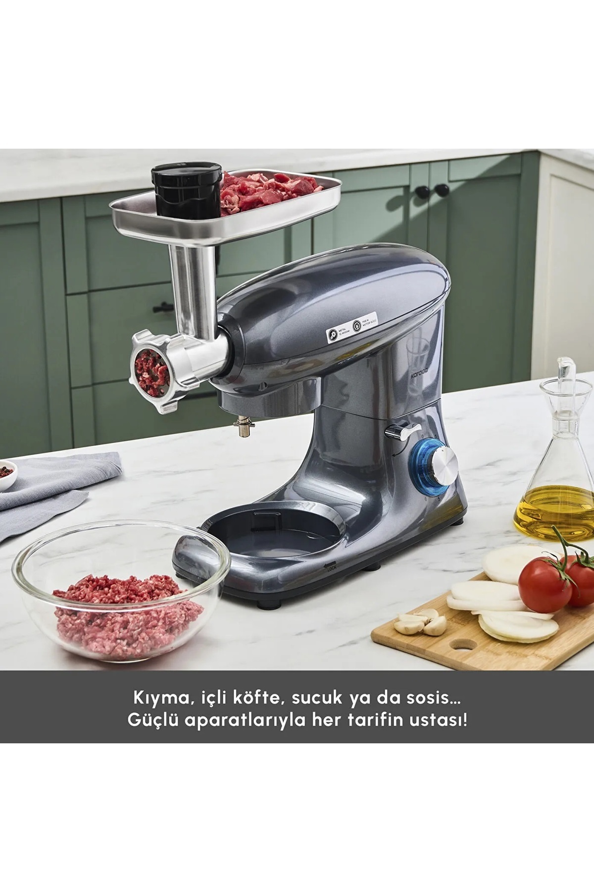 easytekno Karaca Multichef Stand Mikser Mutfak Şefi 1900w 5,5lt