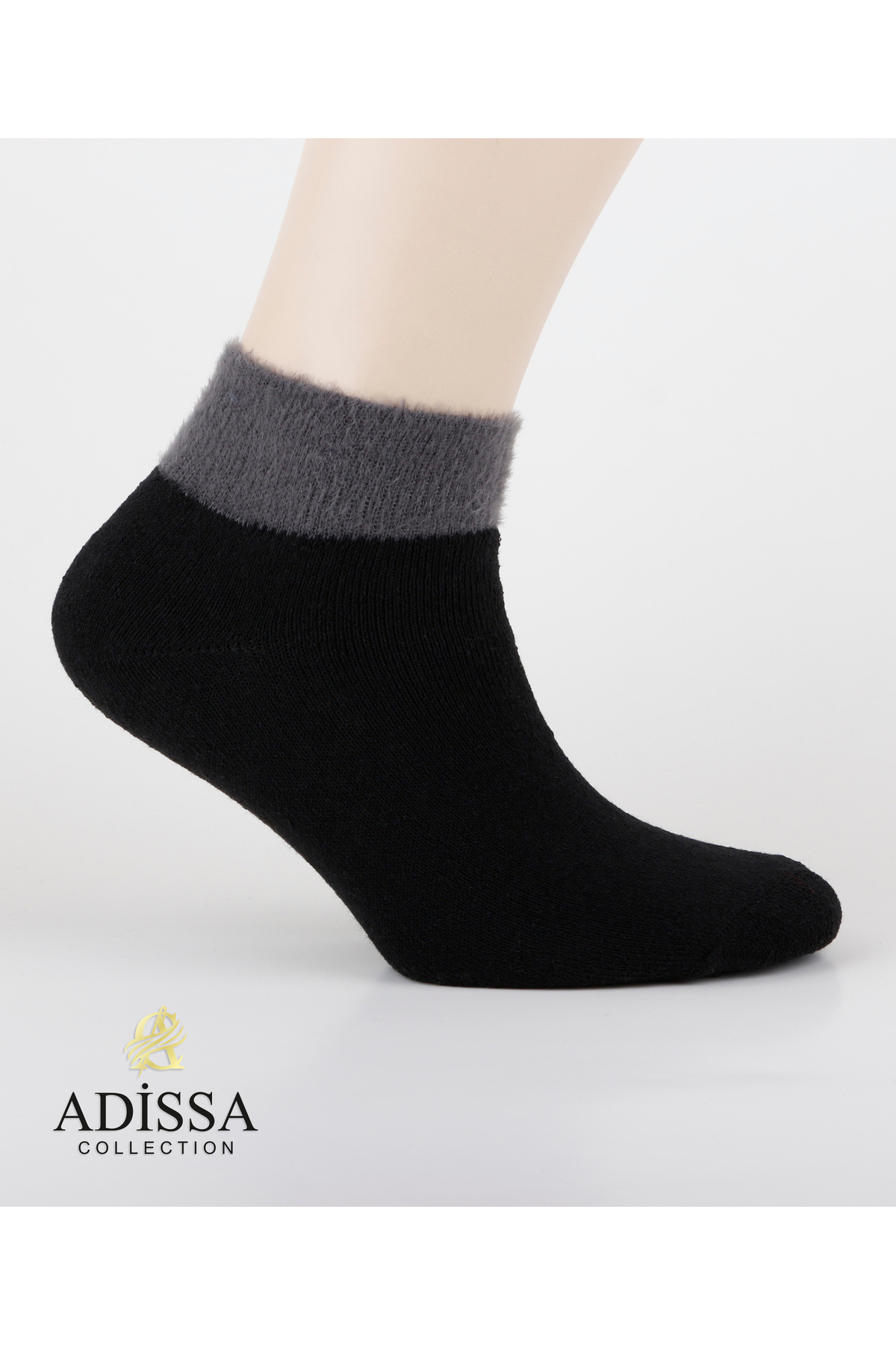 adissa collection 6 Çift Ultra Yumuşak Sakallı Peluş Kadın Ev İçi Çorabı | Çok Renkli Set | Yıkanmış ve Parfüm Kokulu