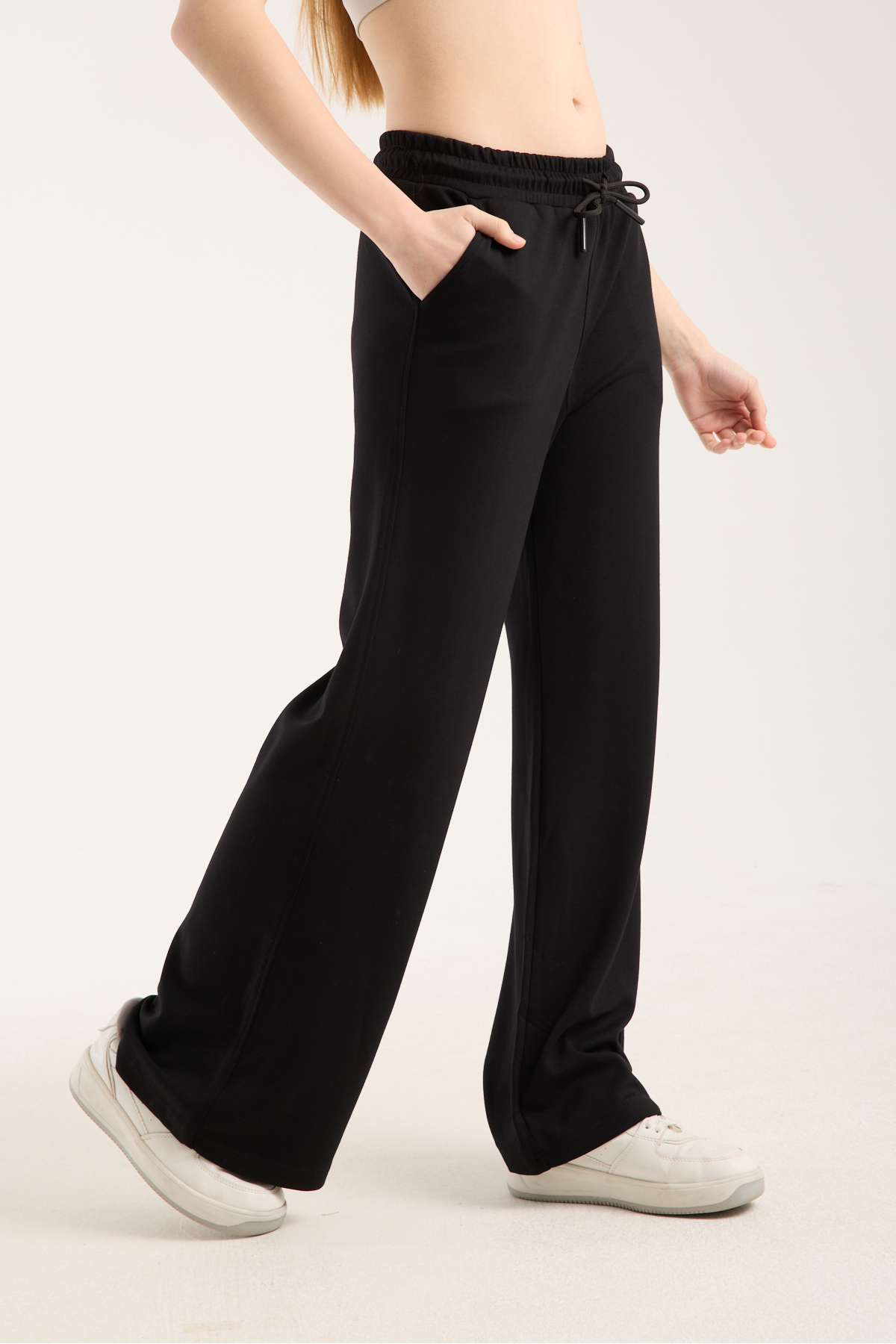 KAPHONE  Kadın Modal Geniş Paça Eşofman Altı - Görsel 6