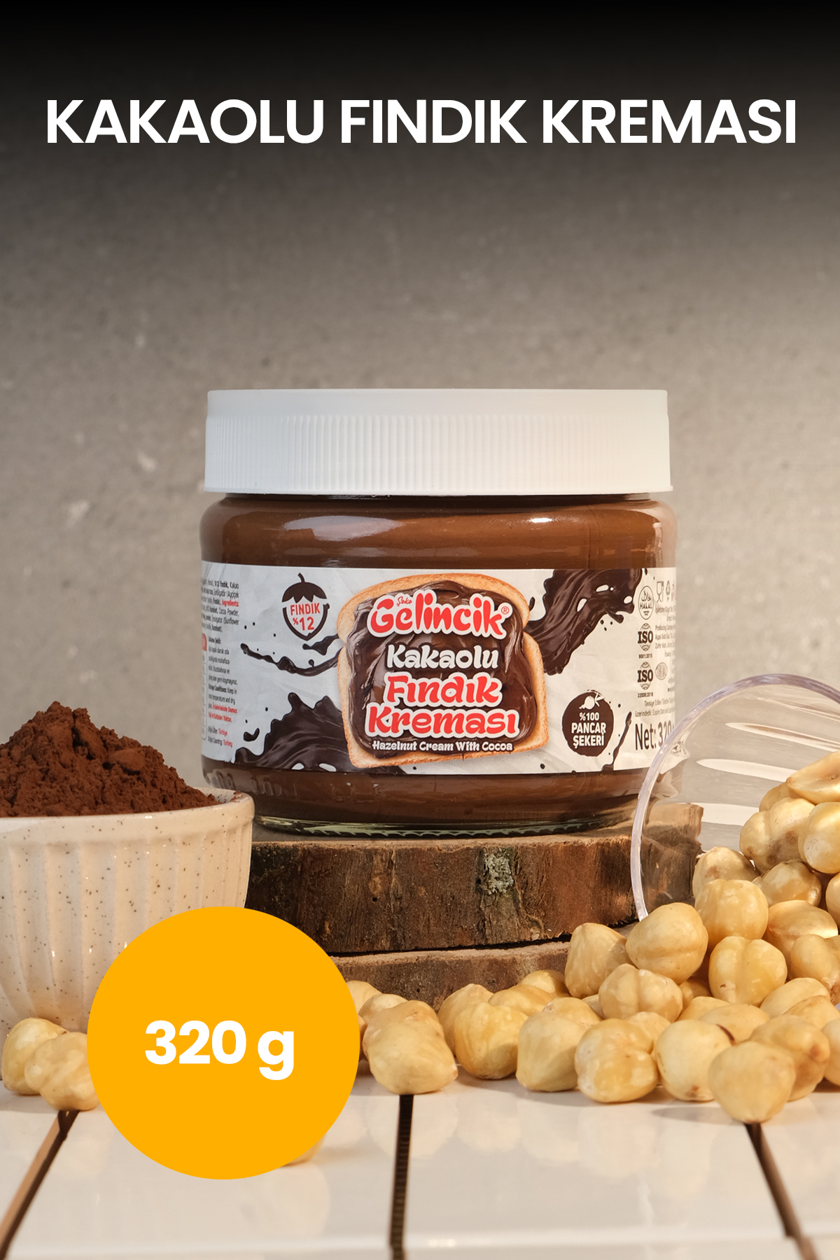 Gelincik Kahvaltılık Sürülebilir Doğal Katkısız 320gr Kavanoz Özel