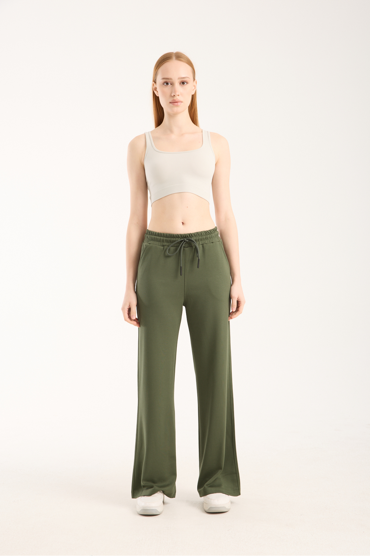 KAPHONE  Kadın Modal Geniş Paça Eşofman Altı - Görsel 2