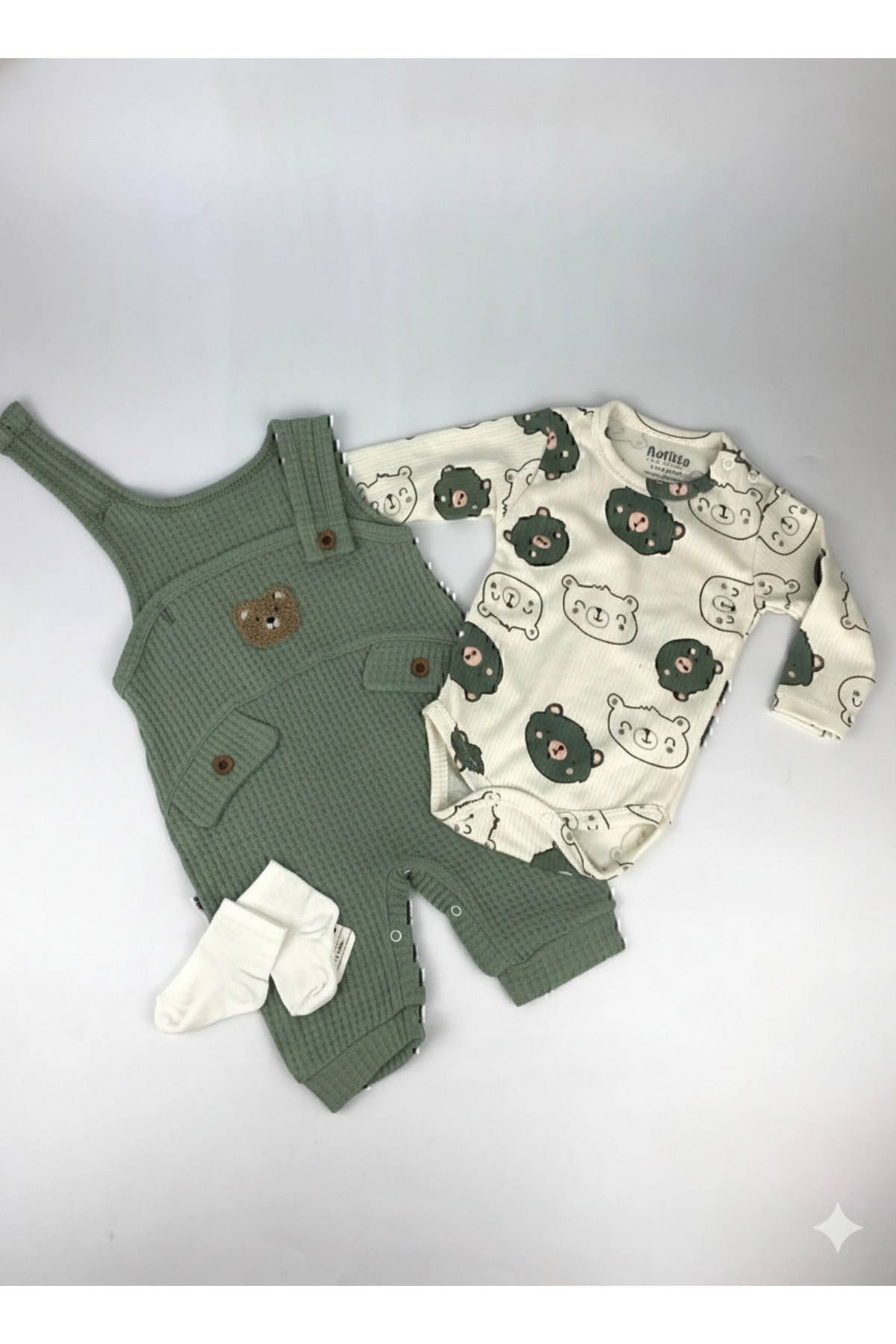 NAFİTTO Erkek bebek ikili takım . 1 BEDEN BÜYÜK ALINIZ.BERE BULUNMAMAKTADIR. fotoğrafı 3 (önizleme)
