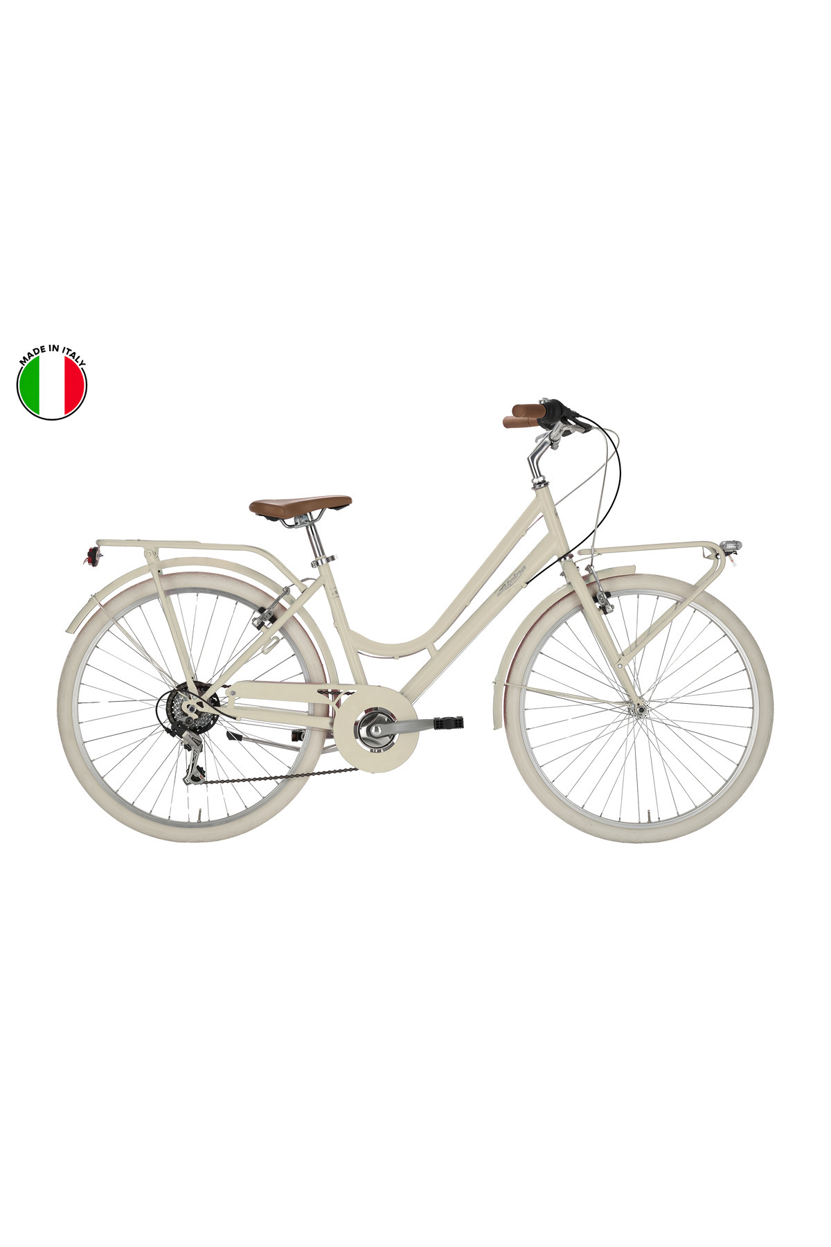 Alpina Milly Italy, 26" Jant, 6 Vitesli Şehir Bisikleti (Made in Italy) Krem