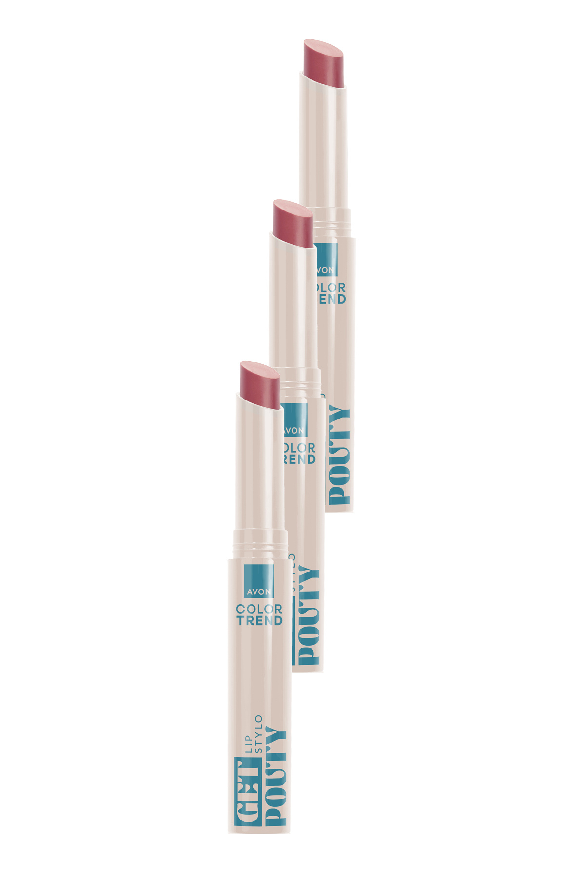 Avon Ultra Beauty Lipstick Stylo Vintage Pink Triple Set