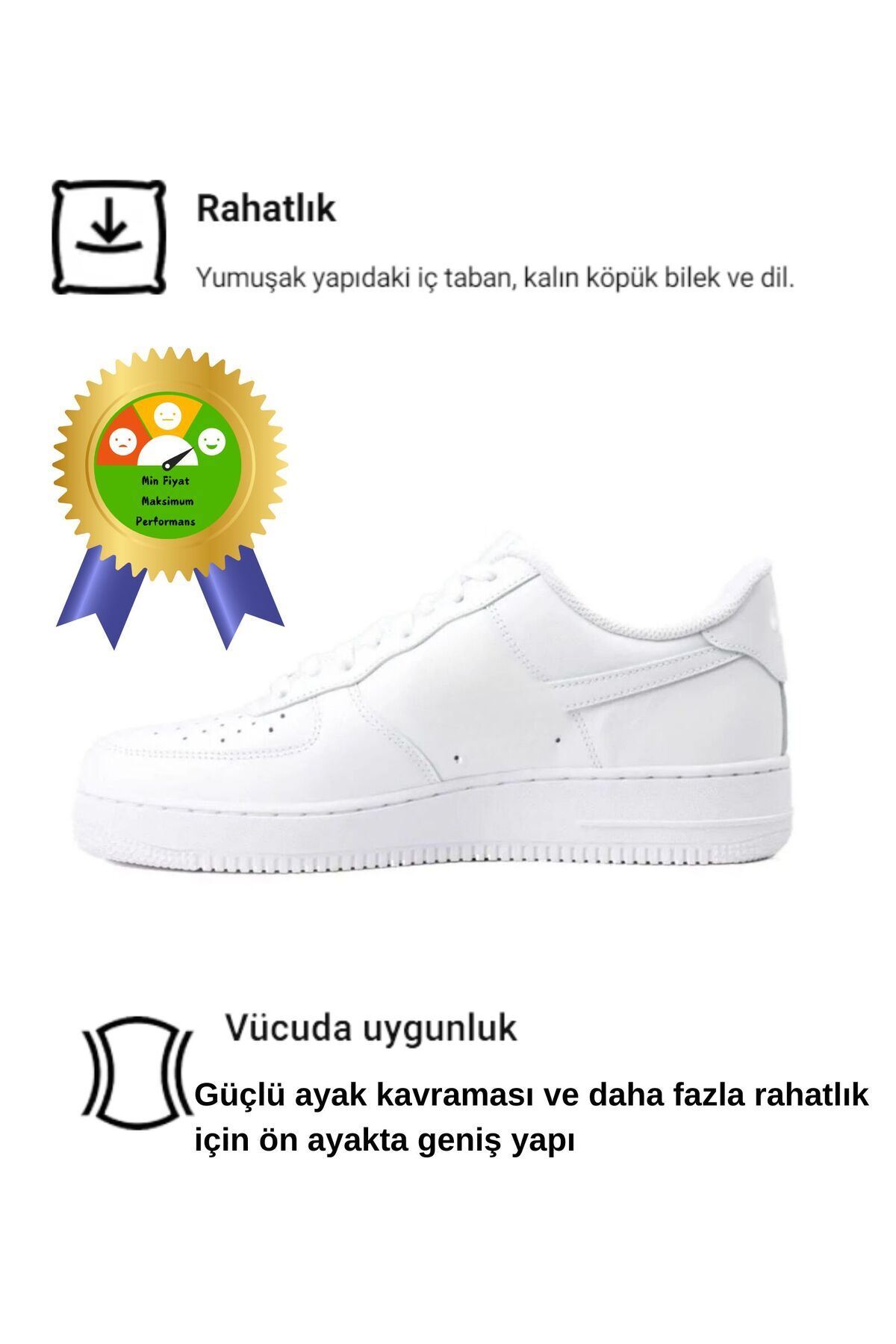 Liarca Old Seasoned Süper Rahat 4 Mevsim Unisex Günlük Yürüyüş Spor Ayakkabı Sneaker görsel 3