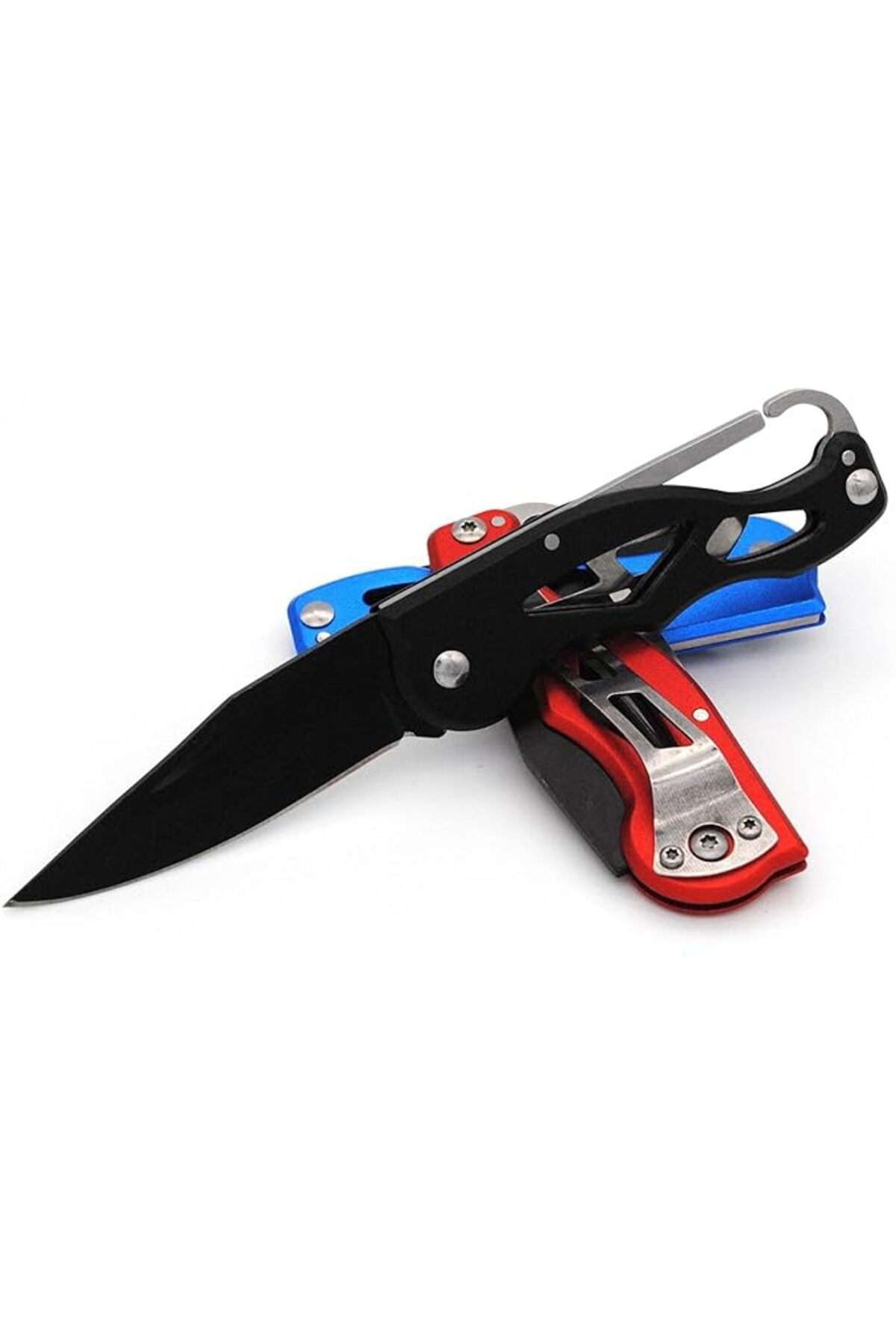 SoyluhanStore Paslanmaz Çelik Katlanır Cep Çakısı Kamp Bıçağı