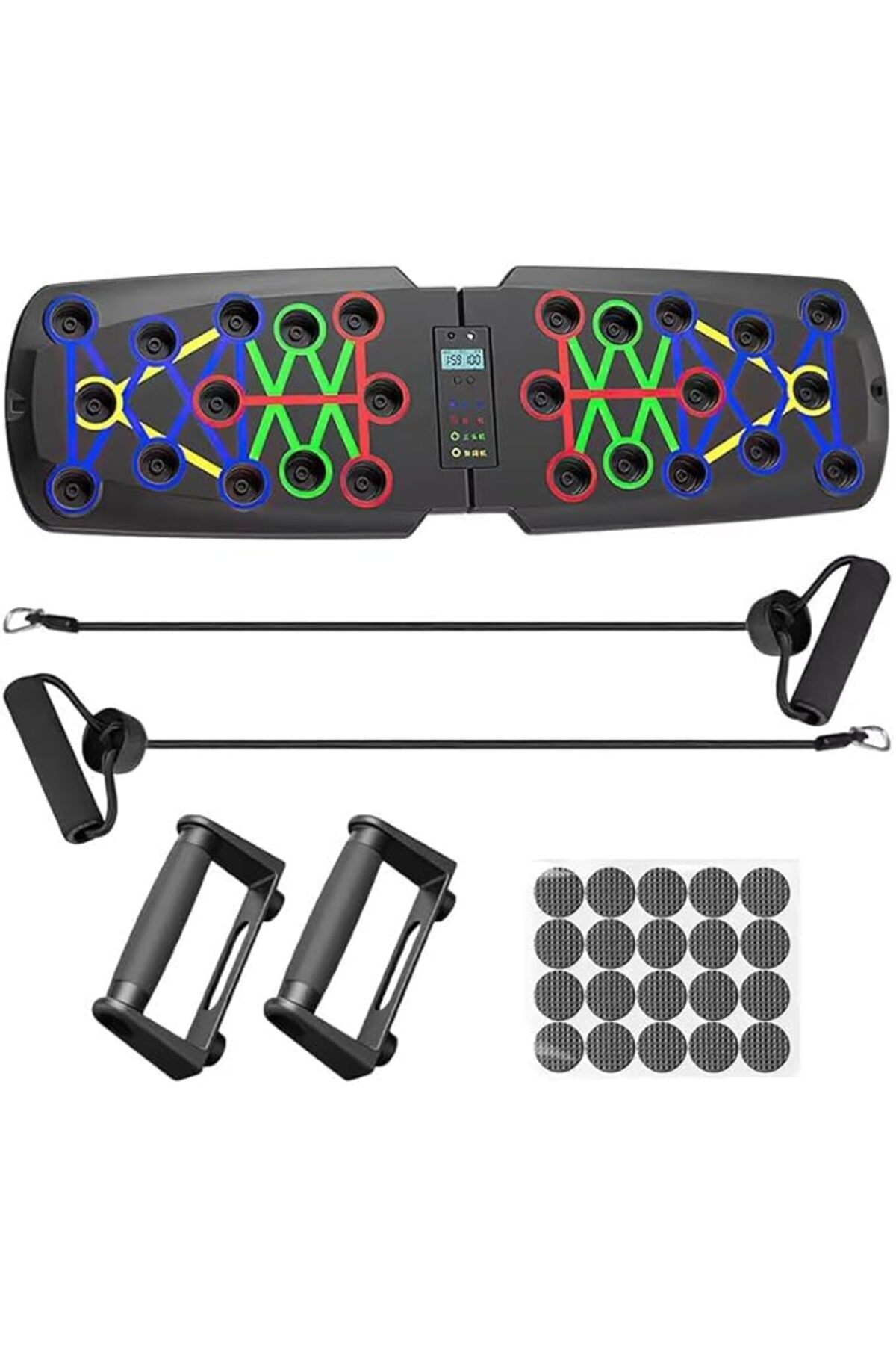 salesalbutik Lastikli Ekranlı Sensör Sayaçlı Şınav Tahtası – Fitness Spor Aleti