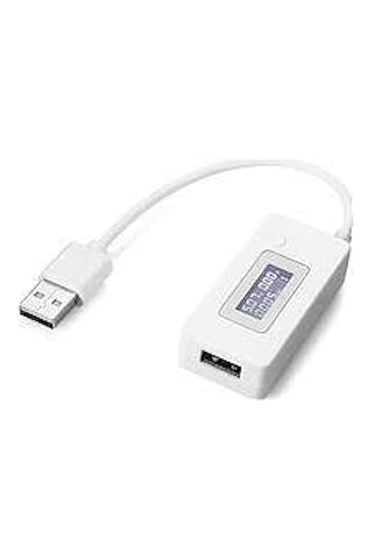 SoyluhanStore DC 3-7V USB Voltmetre Ampermetre Göstergeli Mobil Şarj Kapasite Test Edici