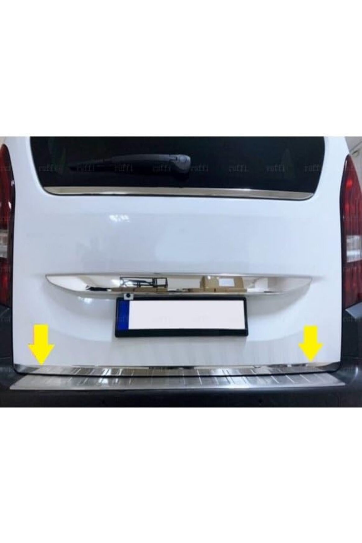 SoyluhanStore OTO AKSESUAR Krom Bagaj Alt Çıtası 2018 Üzeri Paslanmaz Çelik Citroen Berlingo ile uyumlu