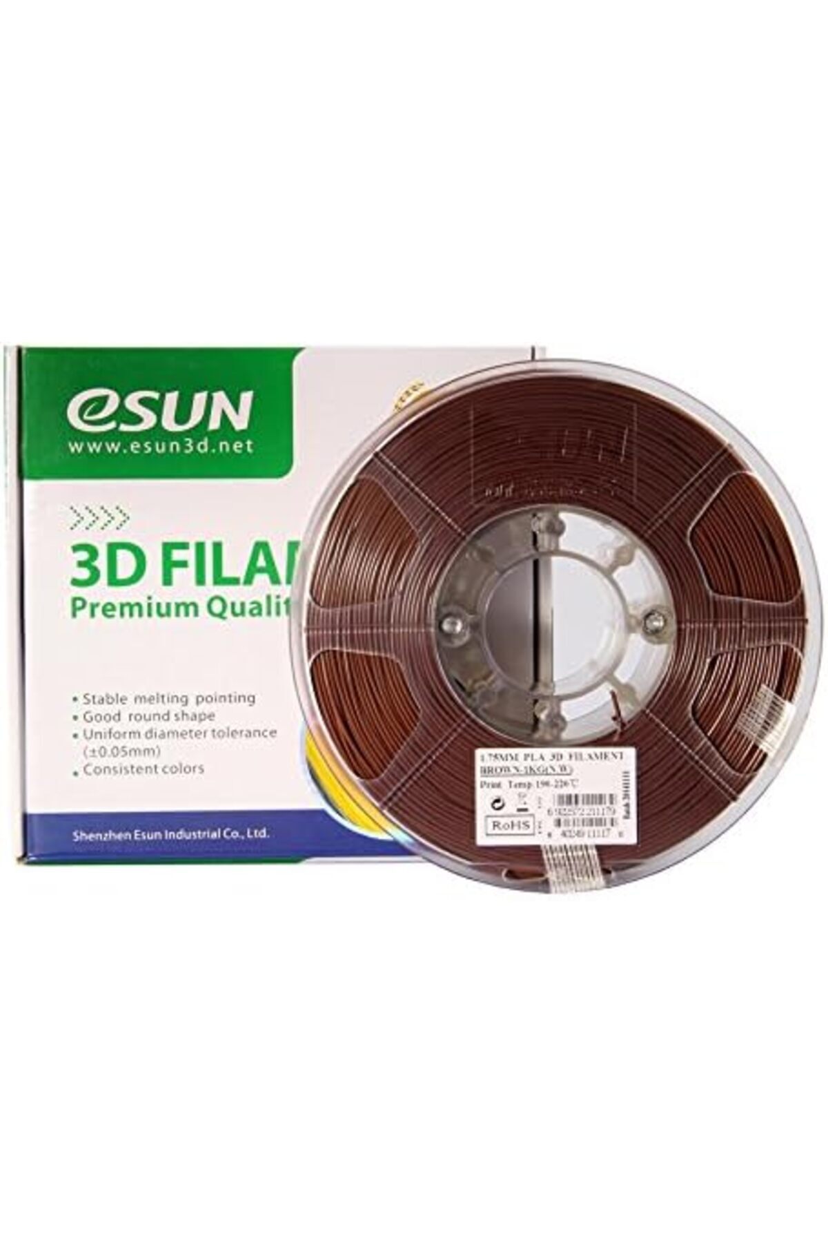 Genel Markalar PLA+ Filament 1.75 mm Kahverengi