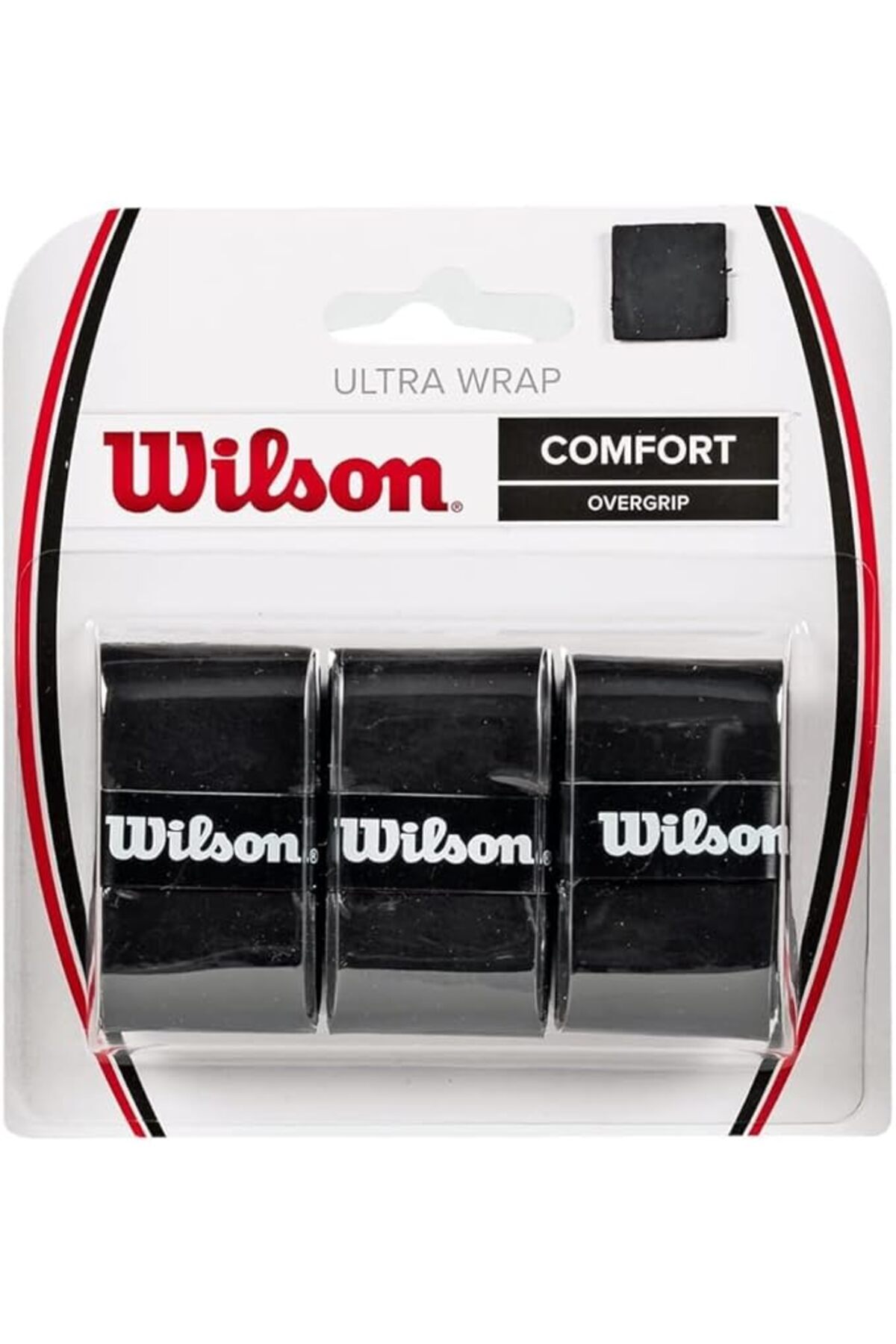 salesalbutik Unisex Sap Bandı Ultra Wrap Overgrip Siyah, 3 Adet, WRZ403000