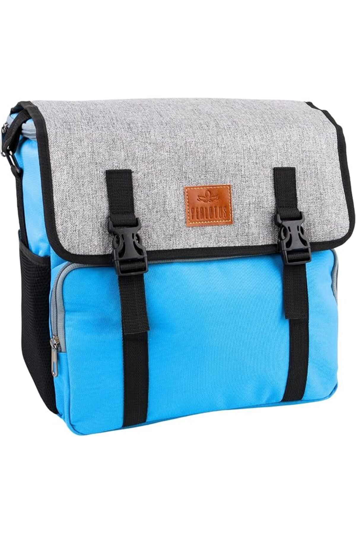 Genel Markalar Yalıtımlı Termos Piknik Kamp Çantası Büyük Boy 16 Lt Su Geçirmez Mavi