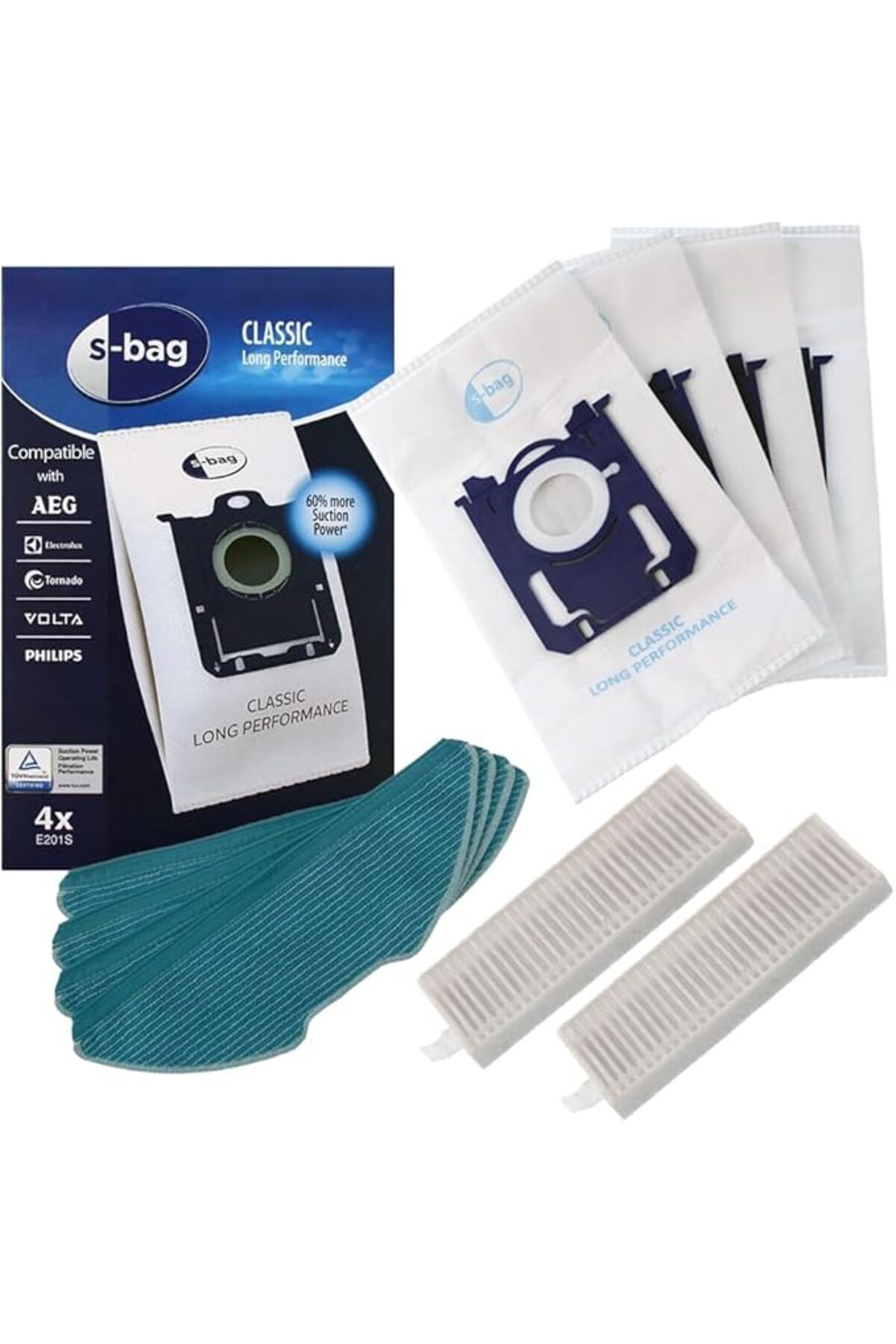 SoyluhanStore HomeRun 3000 Serisi Aqua XU3000, XU3100, XU3110, XU2100 ile Uyumlu Robot Süpürge Bakım Seti