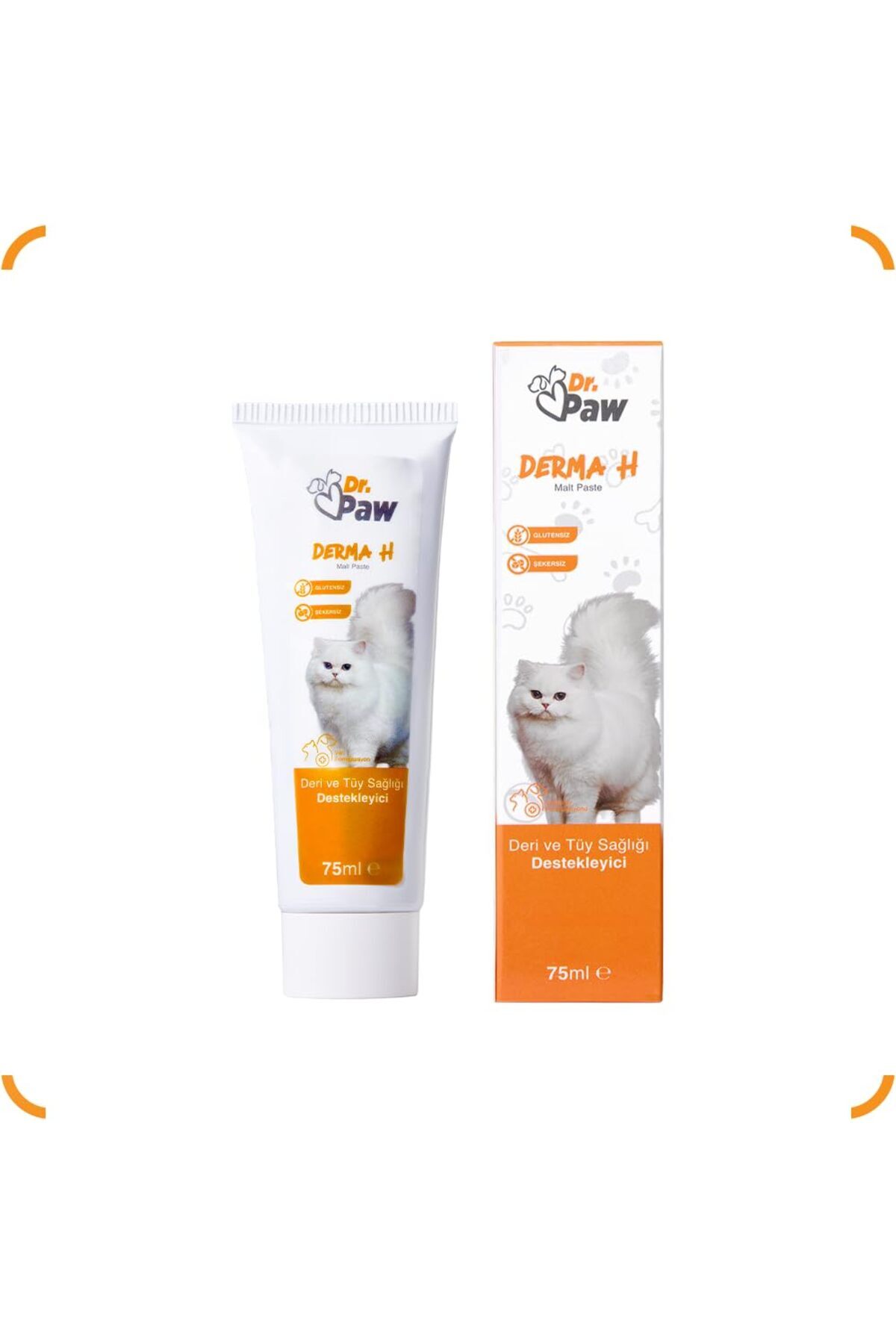 Hype Store Paw H Tüy ve Cilt Sağlığı Destekleyici Malt Paste Kediler İçin Glutensiz ve Şekersiz 100 gr