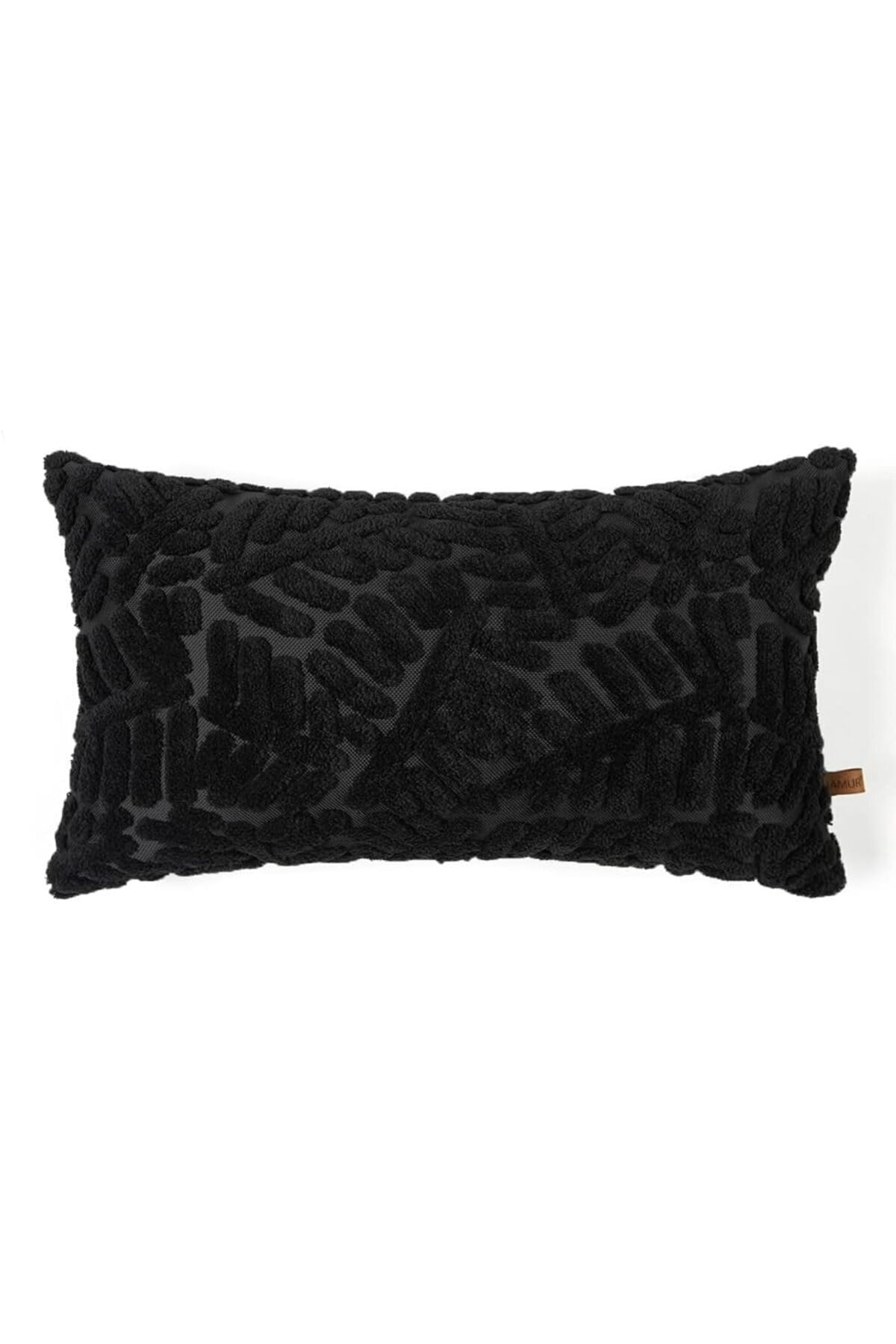 Shop a Way HAMUR Jakarlı Kırlent 28x50 cm Forest Siyah