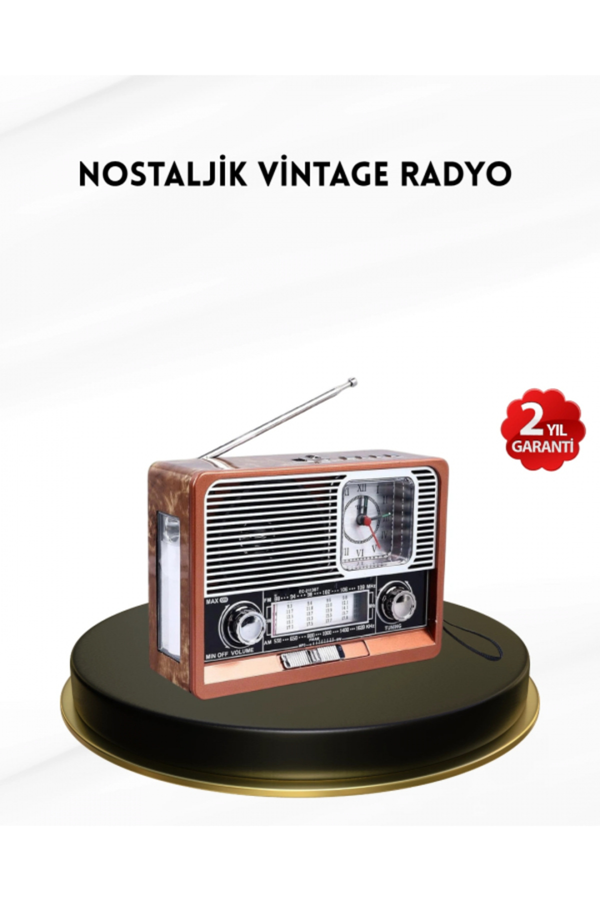 SELFBUYSELL Nostaljik Radyo – Şık Dekoratif Tasarım Ve Güvenli 2 Yıl Garanti