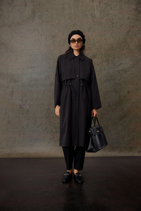 Garzia Reglan Kol Rüzgarlık Detaylı Trençkot