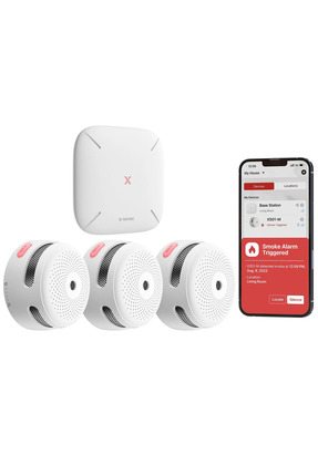 X-Sense Akıllı Duman Dedektörü Smoke Baz İstasyonlu Güvenlik Kiti Wi Fili (1 ...