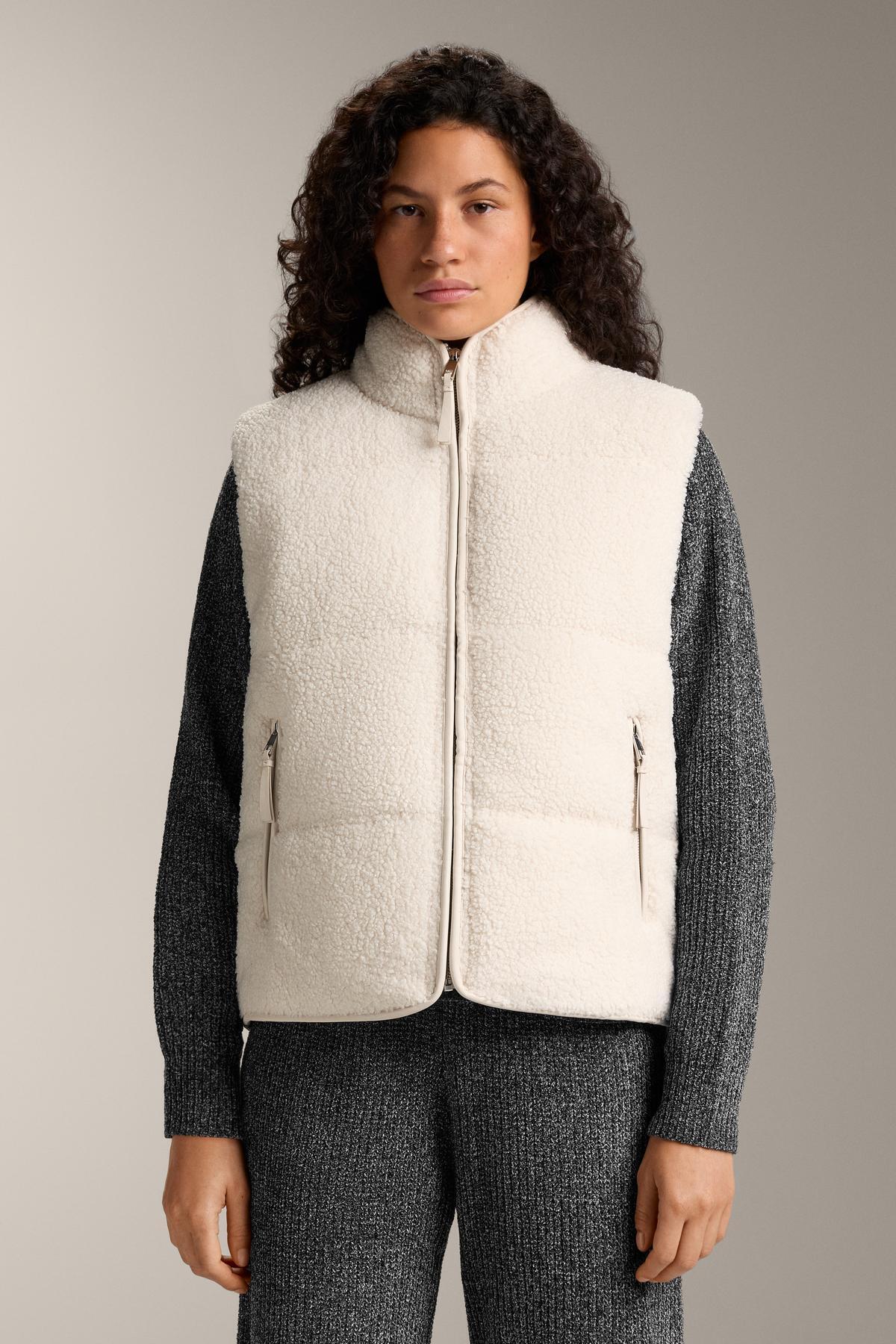 Oysho Kapitoneli suni yün yelek