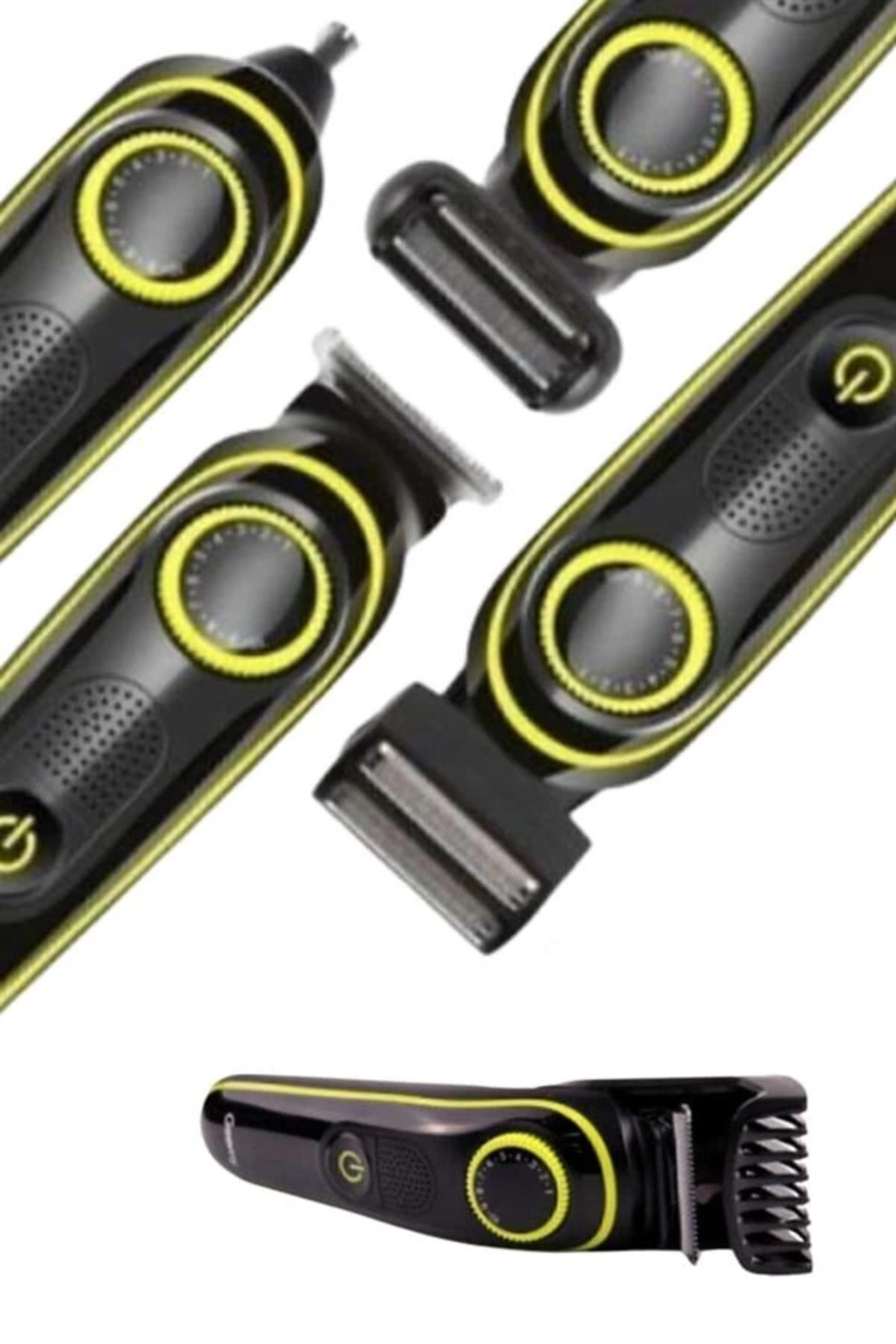 Mey İthalat BFS Saç Sakal Şekillendirici Tıraş Makinesi 5 Başlıklı Paslanmaz Çelik Bıçaklı Unısex