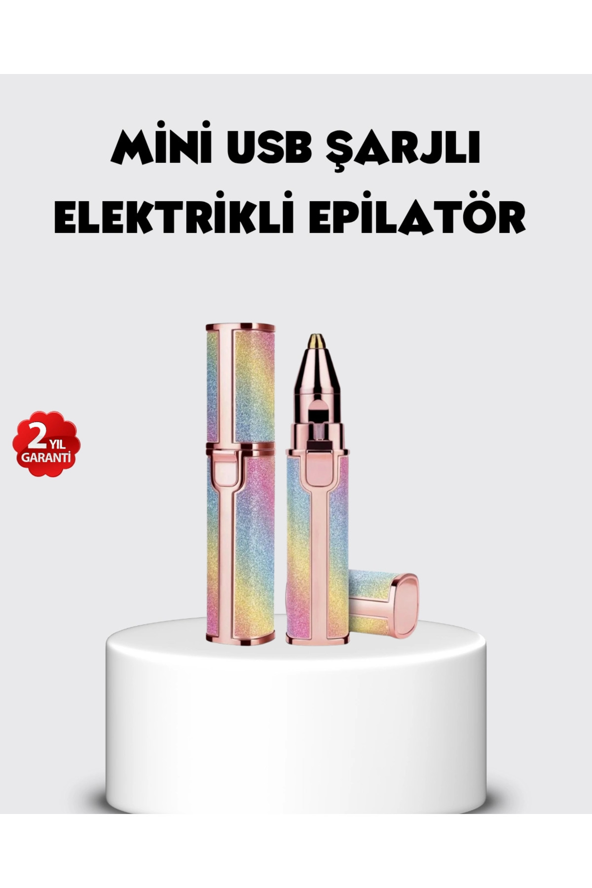 Butik BFS USB Şarjlı Kaş ve Yüz Tüy Alma Cihazı – Taşınabilir ve Acısız Kullanım