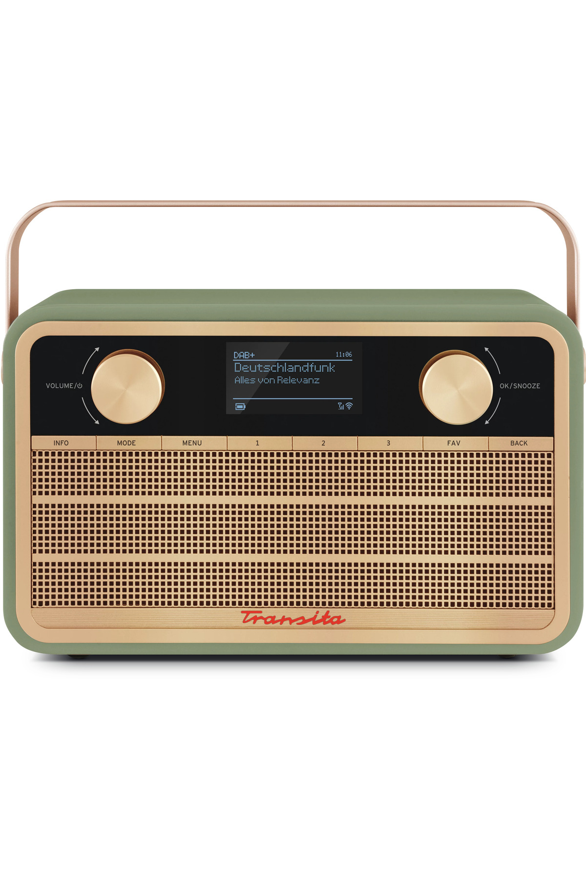 Nordmende Transita 130 - portables DAB /UKW-Retroradio mit UKW Frequenzregler (Bluetooth-Audiostreaming, USB, Dot-Matrix LC-Display, Akku für bis zu 24 Stunden, Tragegriff, Kunstleder-Gehäuse) rot Nordmende Transita 130 - portables DAB /UKW-Retroradio mit UKW Frequenzregler (Bluetooth-Audiostreaming, USB, Dot-Matrix LC-Display, Akku für bis zu 24 Stunden, Tragegriff, Kunstleder-Gehäuse) rot