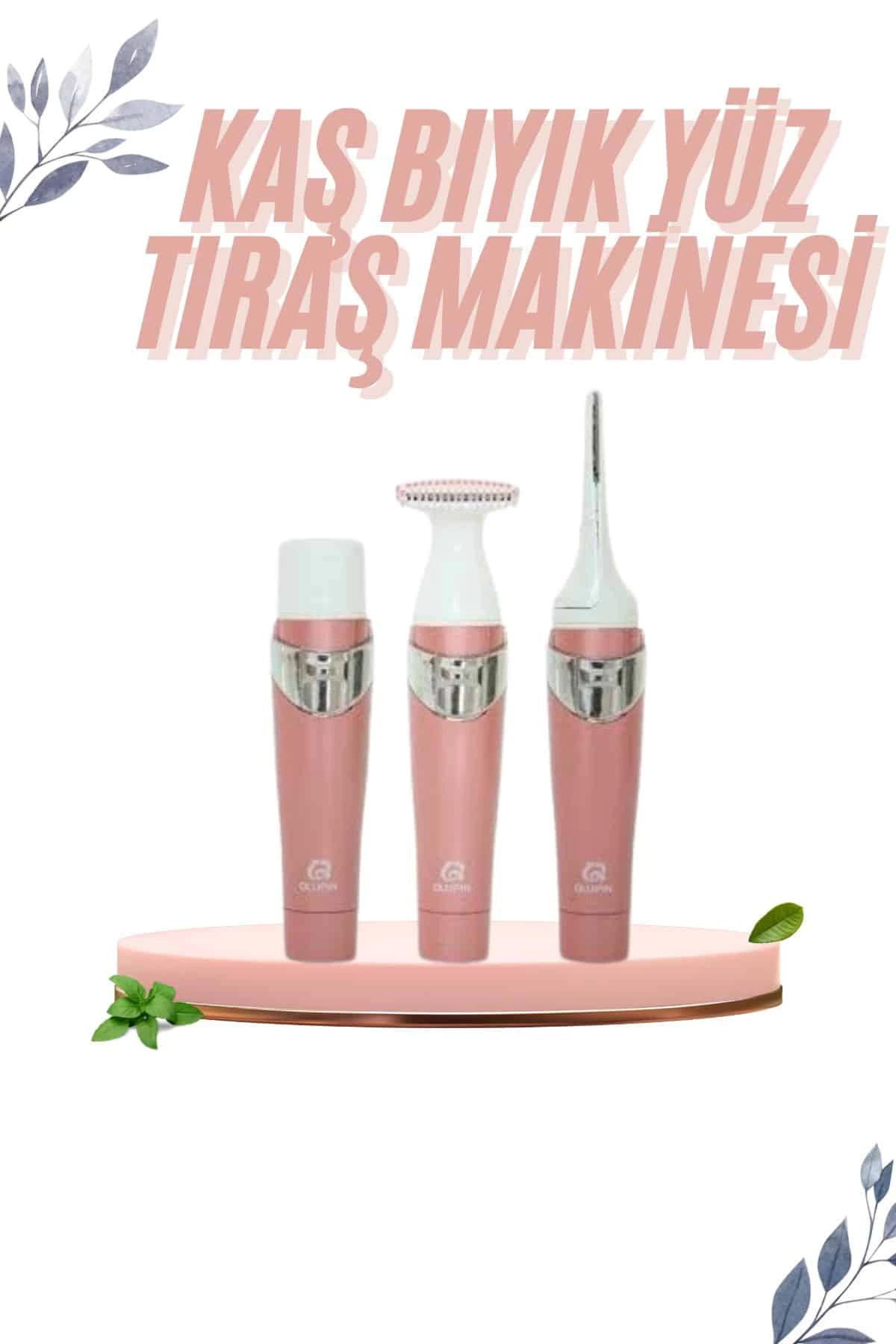 Butik BFS 3 İn 1 Epilasyon Aleti Hassas Ciltlere Özel Uzun Ömürlü Kaş Yüz Burun