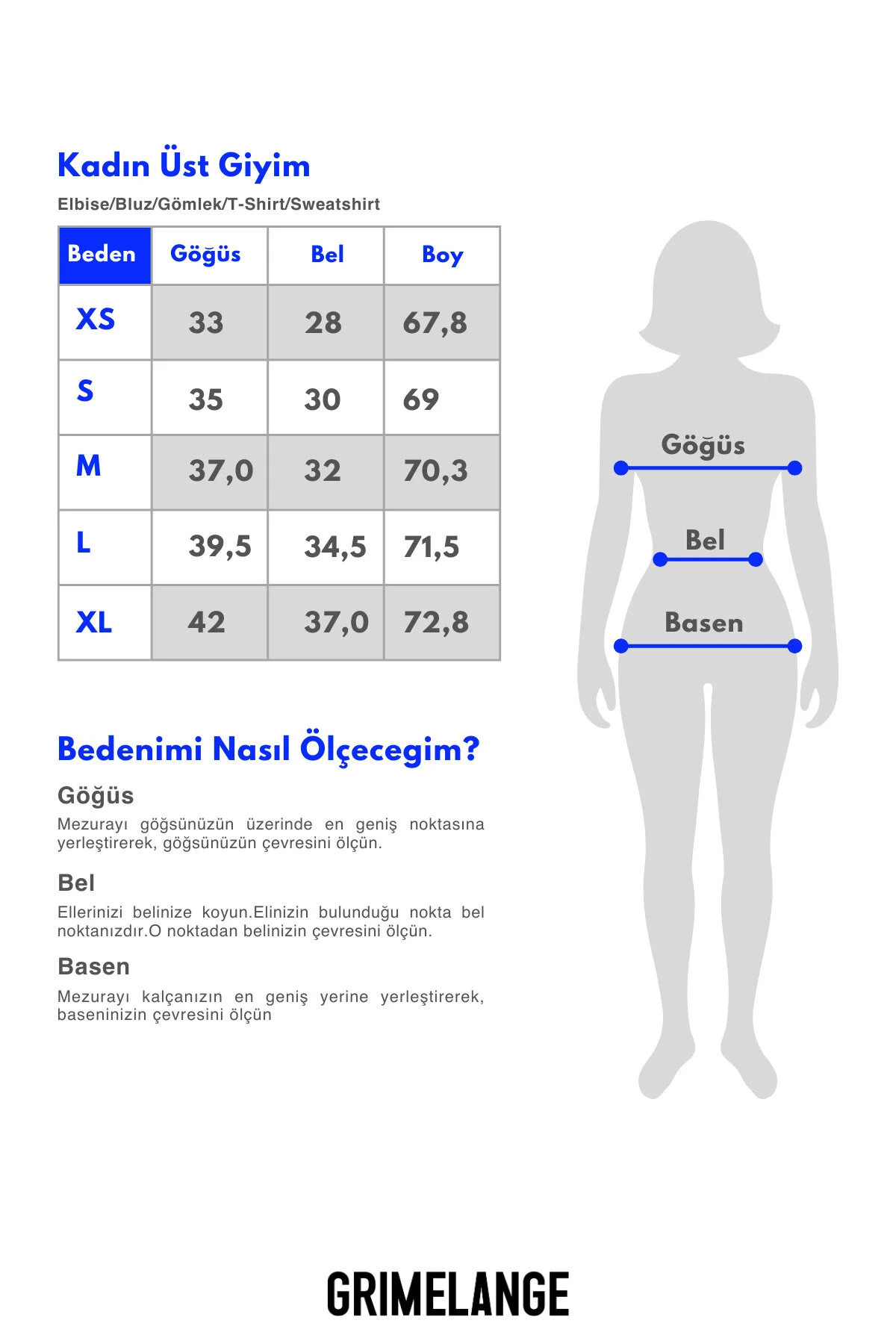 GRIMELANGE KALANI Kadın Uzun Kollu Çıtçıtlı V Yaka Patlı Düğmeli Lacivert Bluz görsel 7