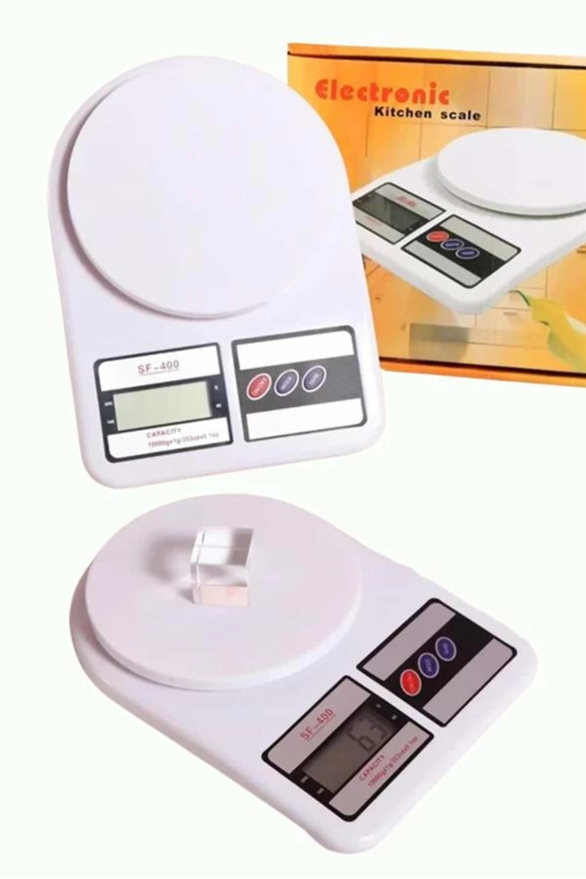 Kuzgun Ticaret BFS Yeni Nesil Taşınabilir Dijital Hassas Mutfak Tartısı Mutfak Terazisi Hassas Ölçüm 10 Kg