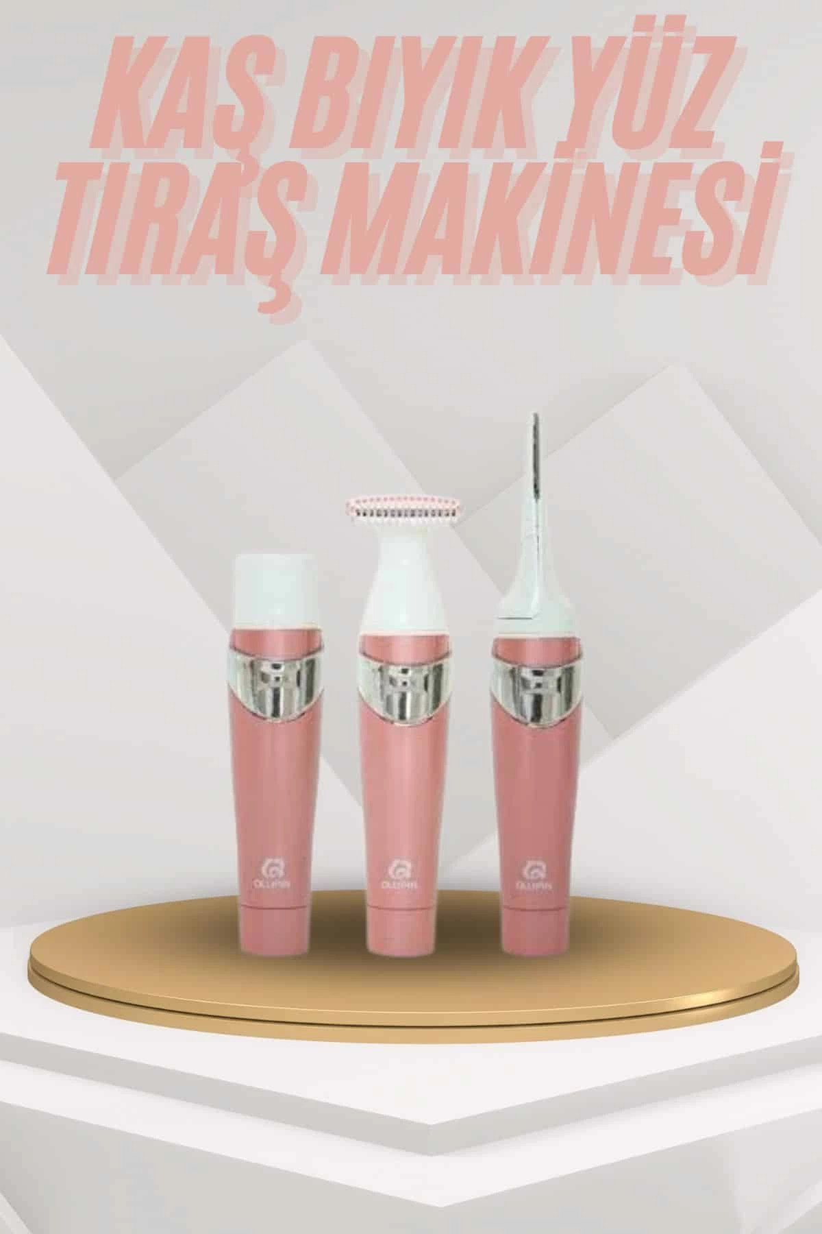 Butik BFS Yüz Kaş ve Tüm Vücut Epilasyon Aleti 3 Başlıklı Hassas Ciltlere Uygun Epilatör