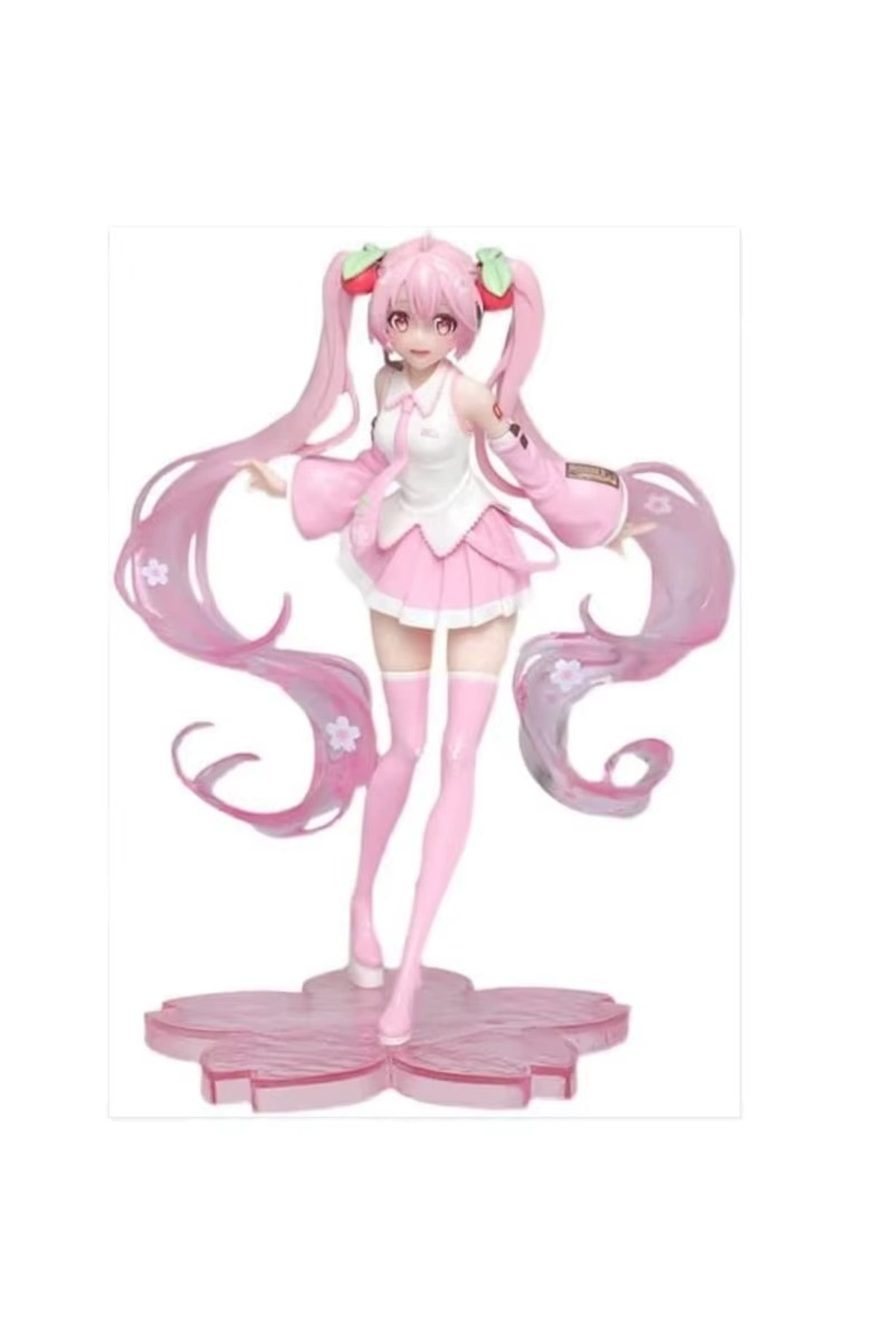 Canderel Anime Pink Hatsune Miku Sakura Figür Biblo 15 Cm