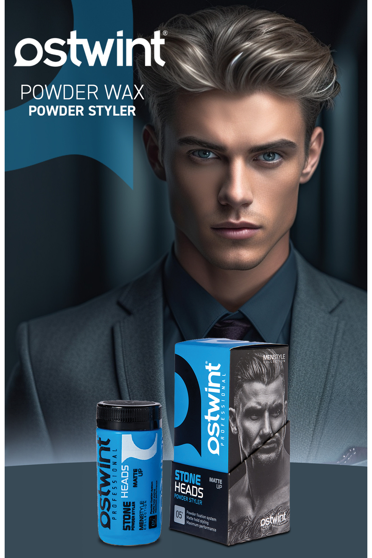 Mavi Stone Matte Saç Şekillendirici Toz Wax 20 Ml — MSV40 — تصویر 2 از 5