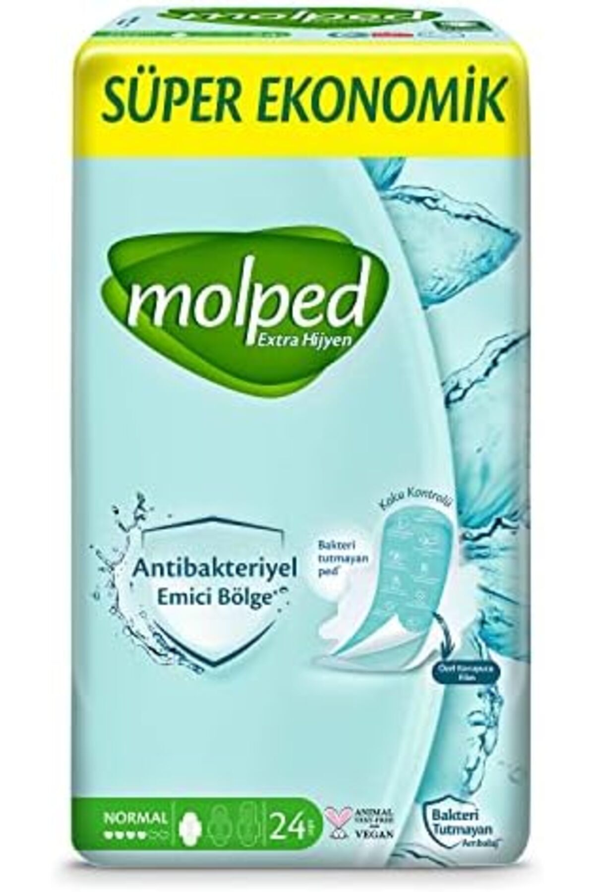 STOREMAX Molped Süper Ekonomik Ekstra Hijyen Normal Günlük Ped (1 x 24 Adet) 1182297