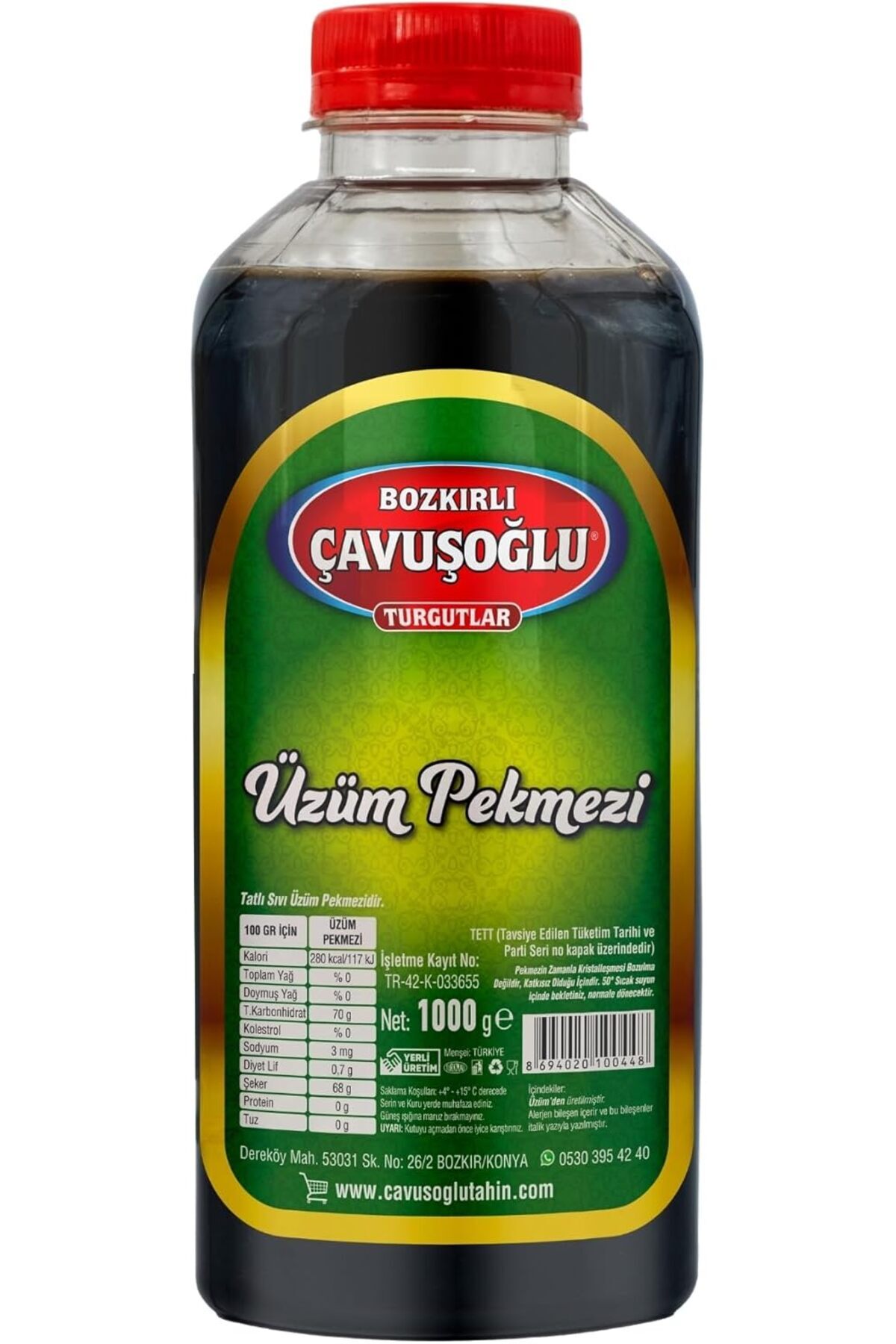 STOREMAX Abdurrahman Tatlıcı Çavuşoğlu Pekmez 1000g 1182297