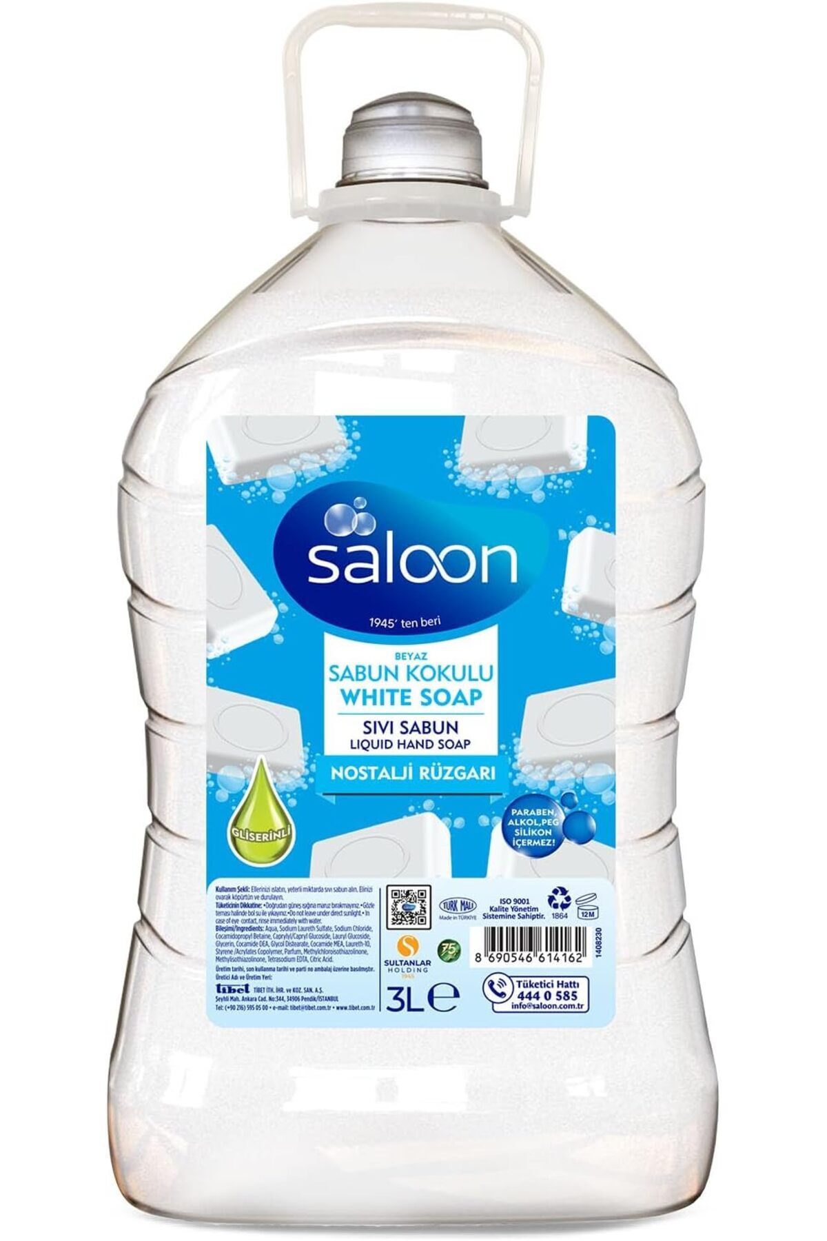 STOREMAX SALOON Sivi Sabun Beyaz Sabun Kokulu 3 L 1178367