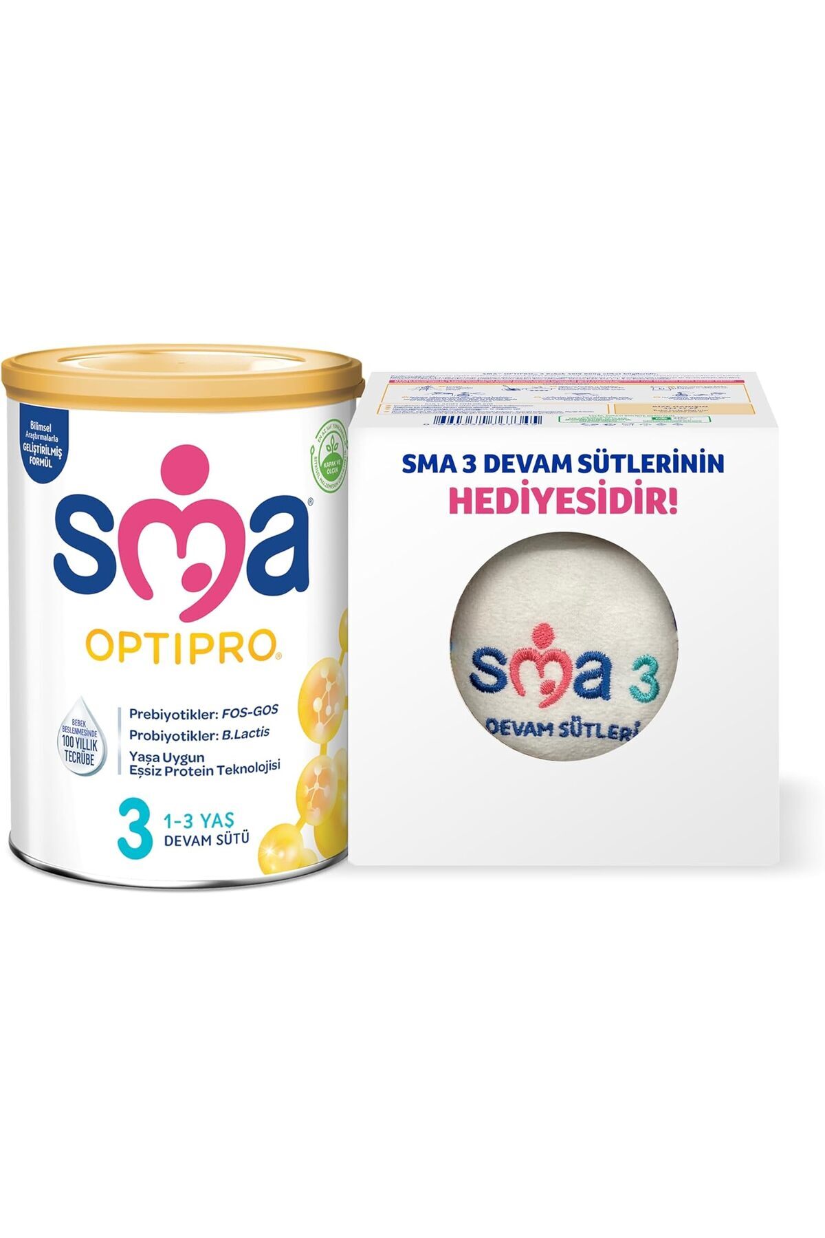 STOREMAX SMA Optipro 3 Devam Sütü (1-3 Yaş, 800 g) Top Hediyeli 1174223