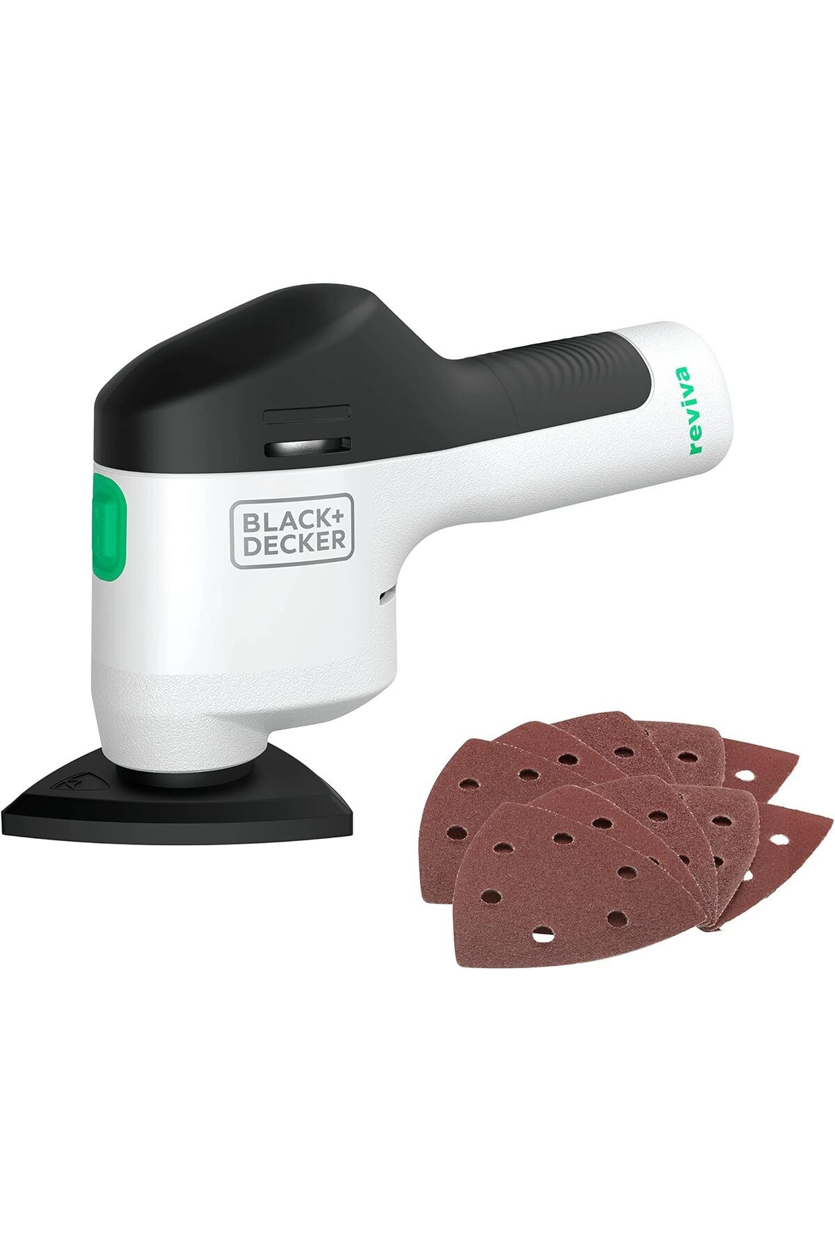 STOREMAX + Reviva REVDS12A10-QW 12V Şarjlı Zımpara Makinesi ve 10 adet Zımpara Kağıdı 1174223