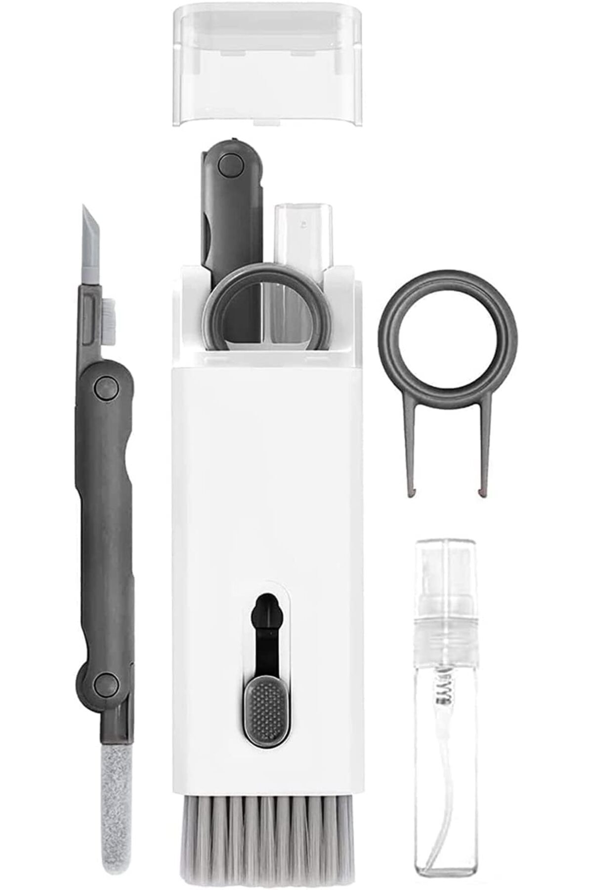 STOREMAX Klavye Temizleme Fırçası, 7'si 1 Arada Çok Fonksiyonlu Klavye, Kulaklık Temizleme Fırça Seti As