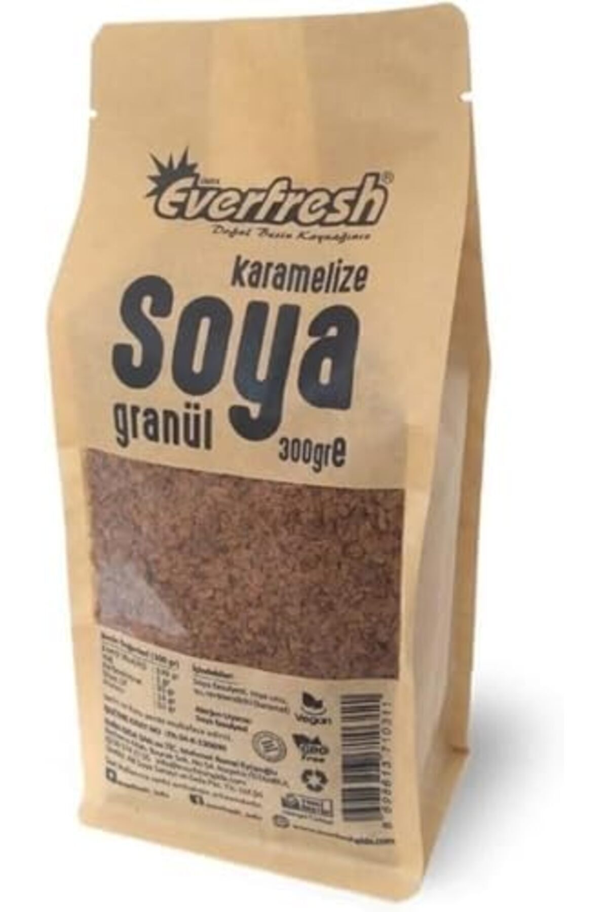 STOREMAX emfa everfresh doğal besin kaynağınız Granül Soya Kıyması (Karamelize Granür, 300 gr.) 1174223